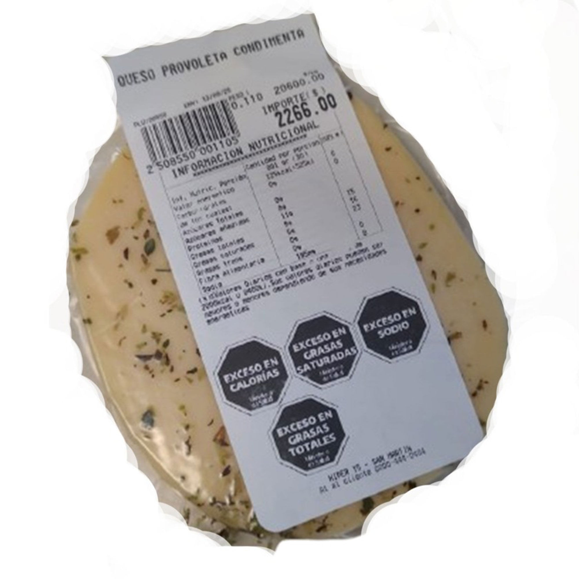 Queso provoleta condimentada Canut trozado x kg
