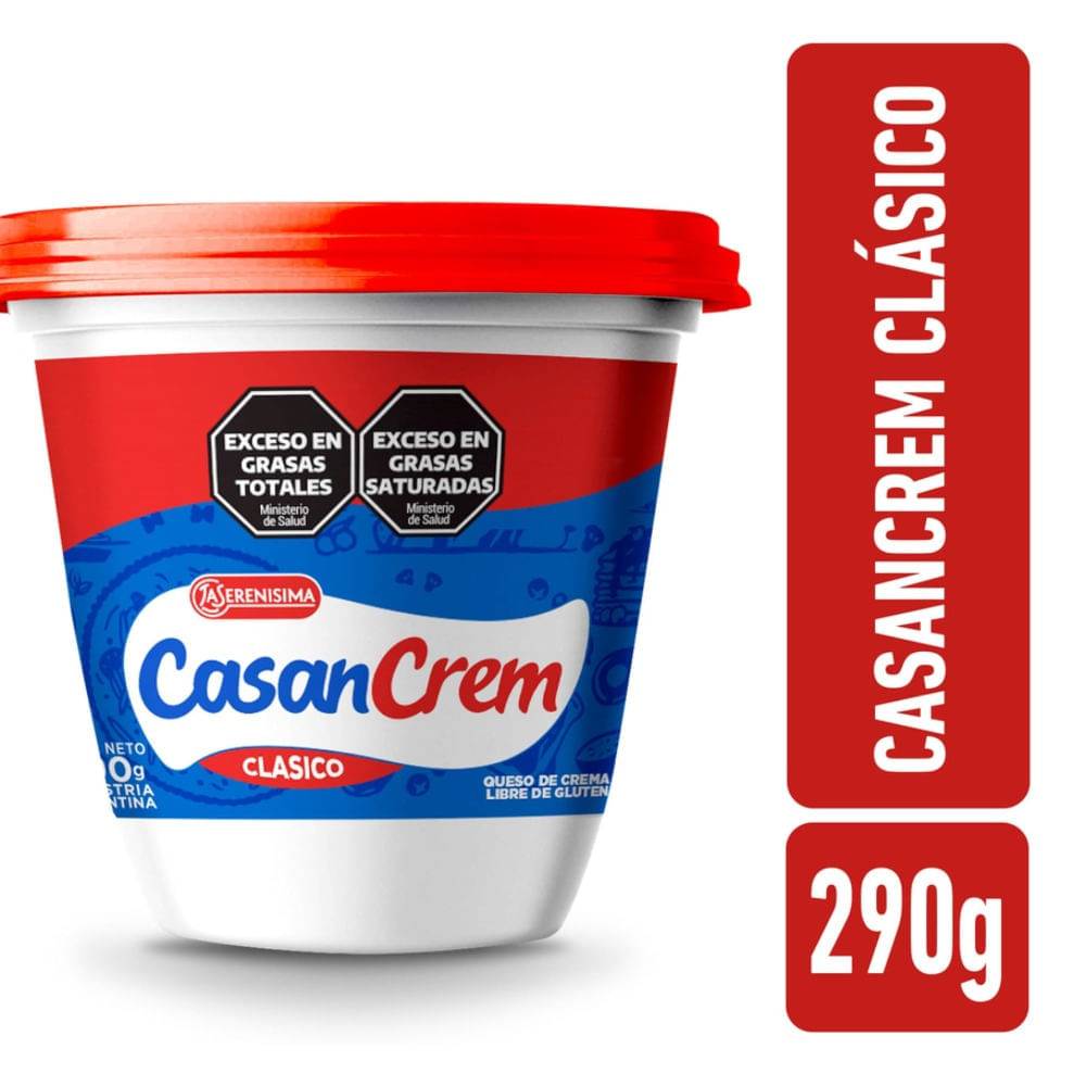Queso crema clásico Casancrem 290 grs
