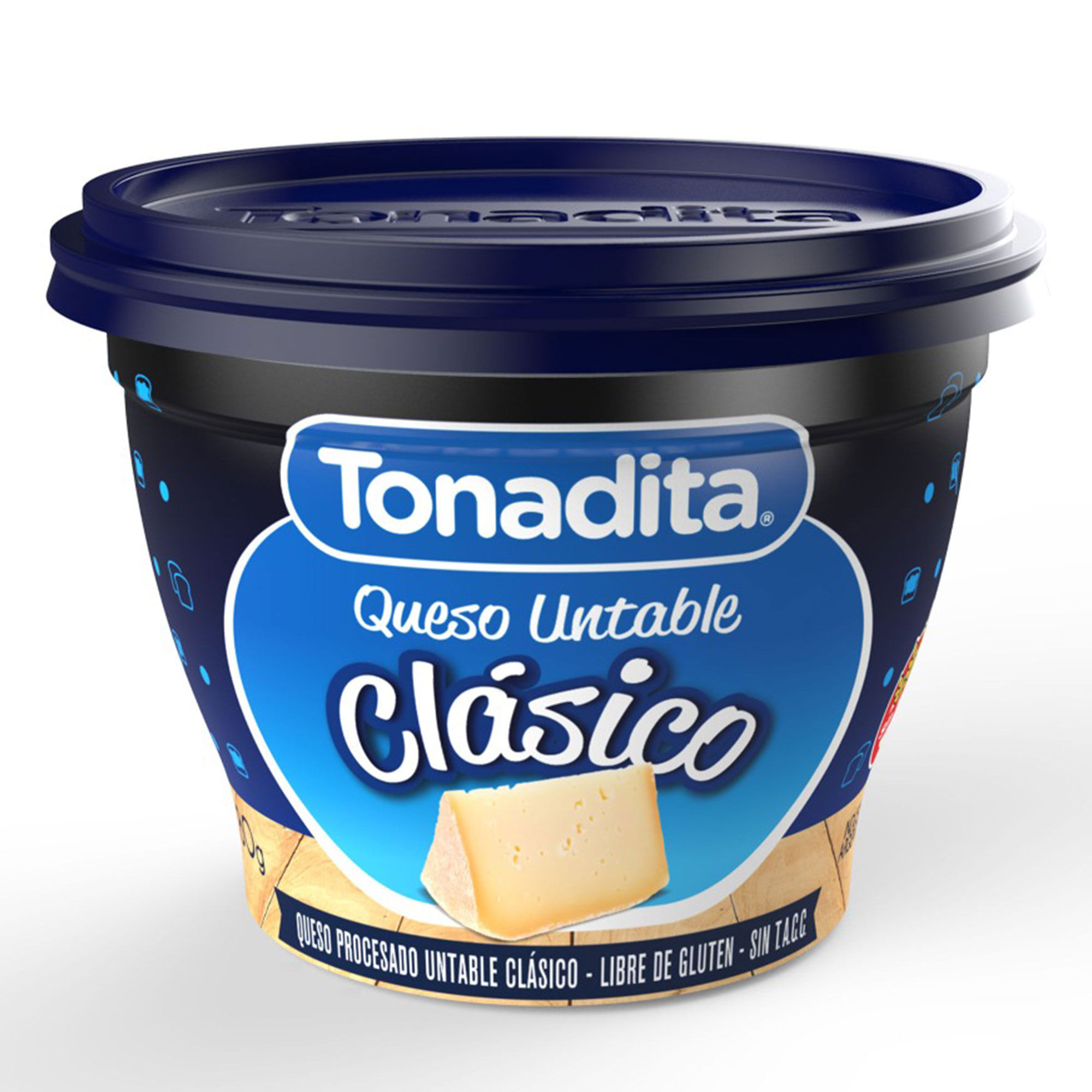 Queso untable Tonadita clásico 180 g.
