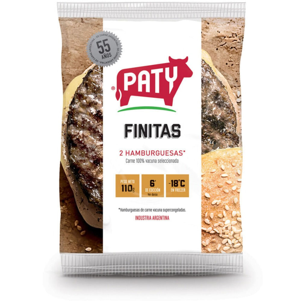 Hamburguesa Paty finita 2 u.
