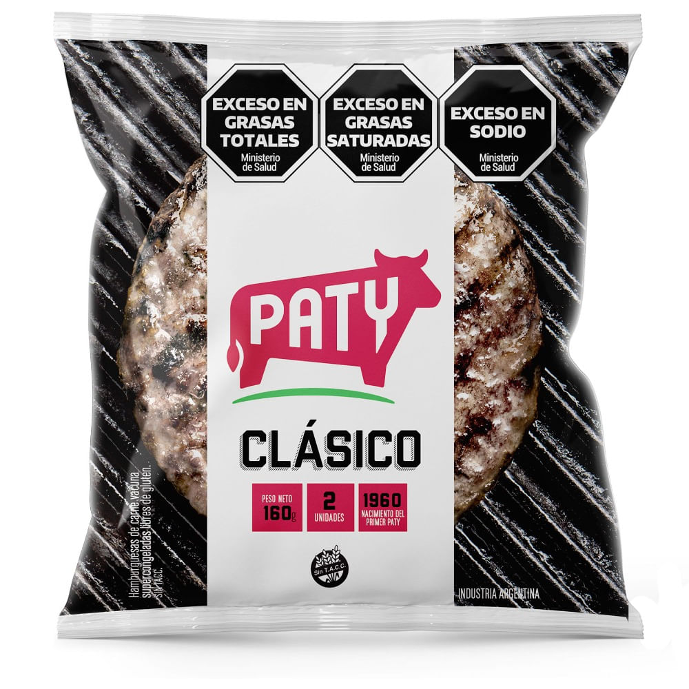 Hamburguesa Paty flowpack 2 uni