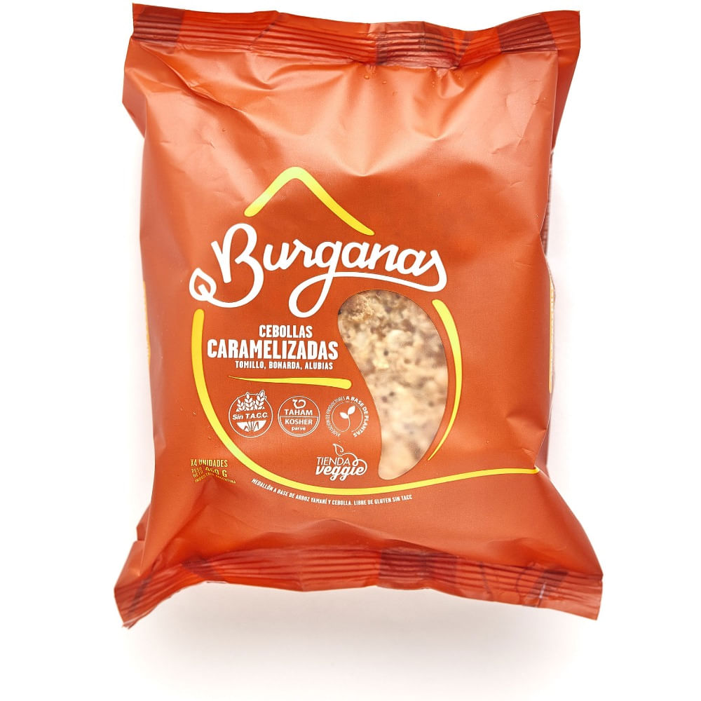 Medallones Burganas cebolla caramelizada pack 460 g.