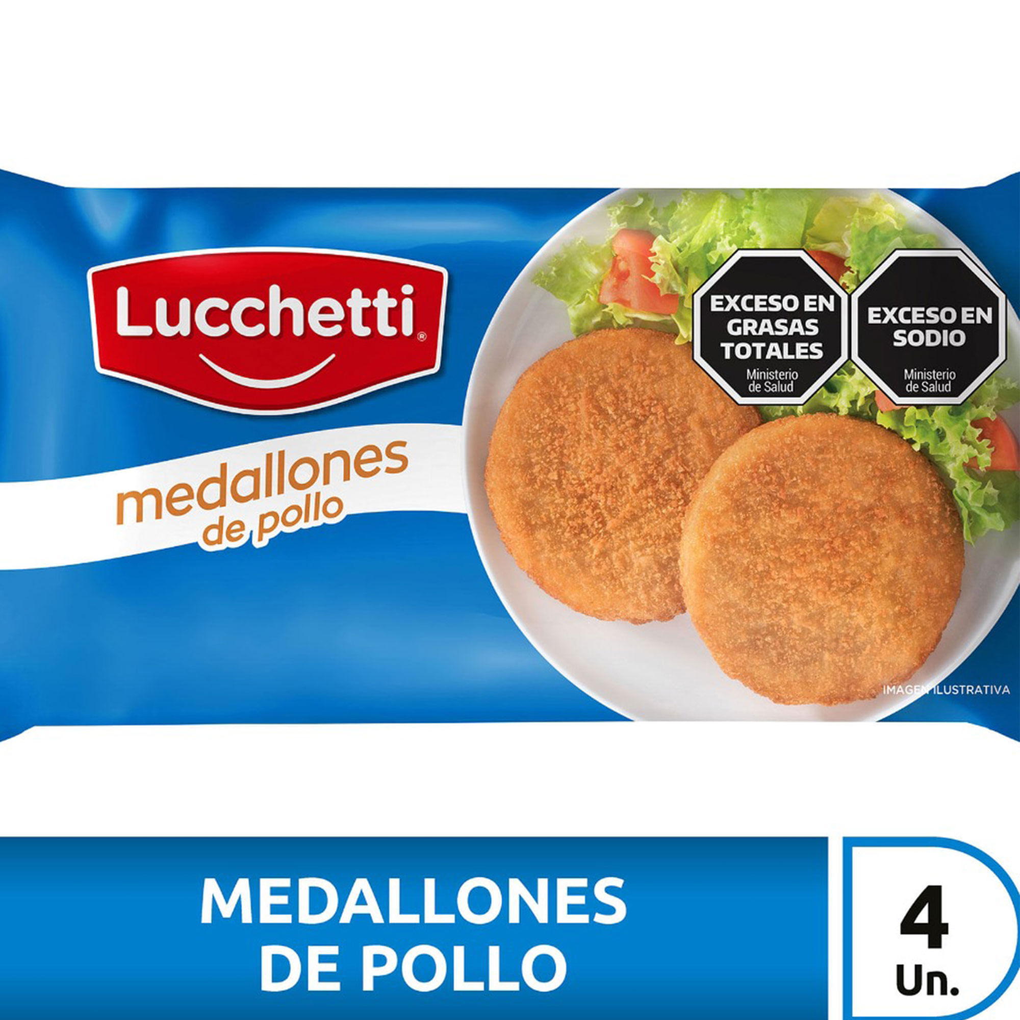 Medallones de pollo Lucchetti en bolsa 280 g