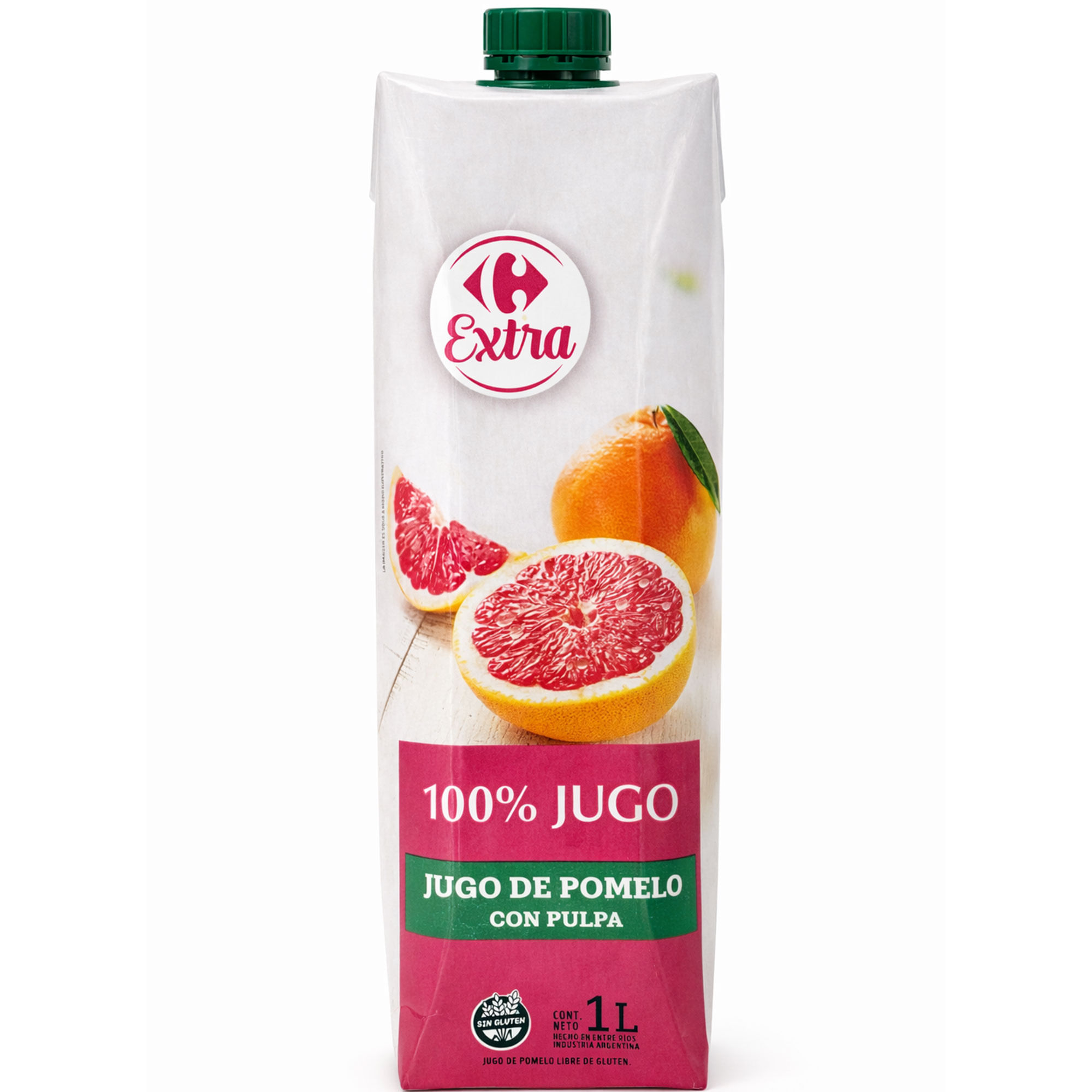 Jugo natural de pomelo Carrefour Extra 1 lt