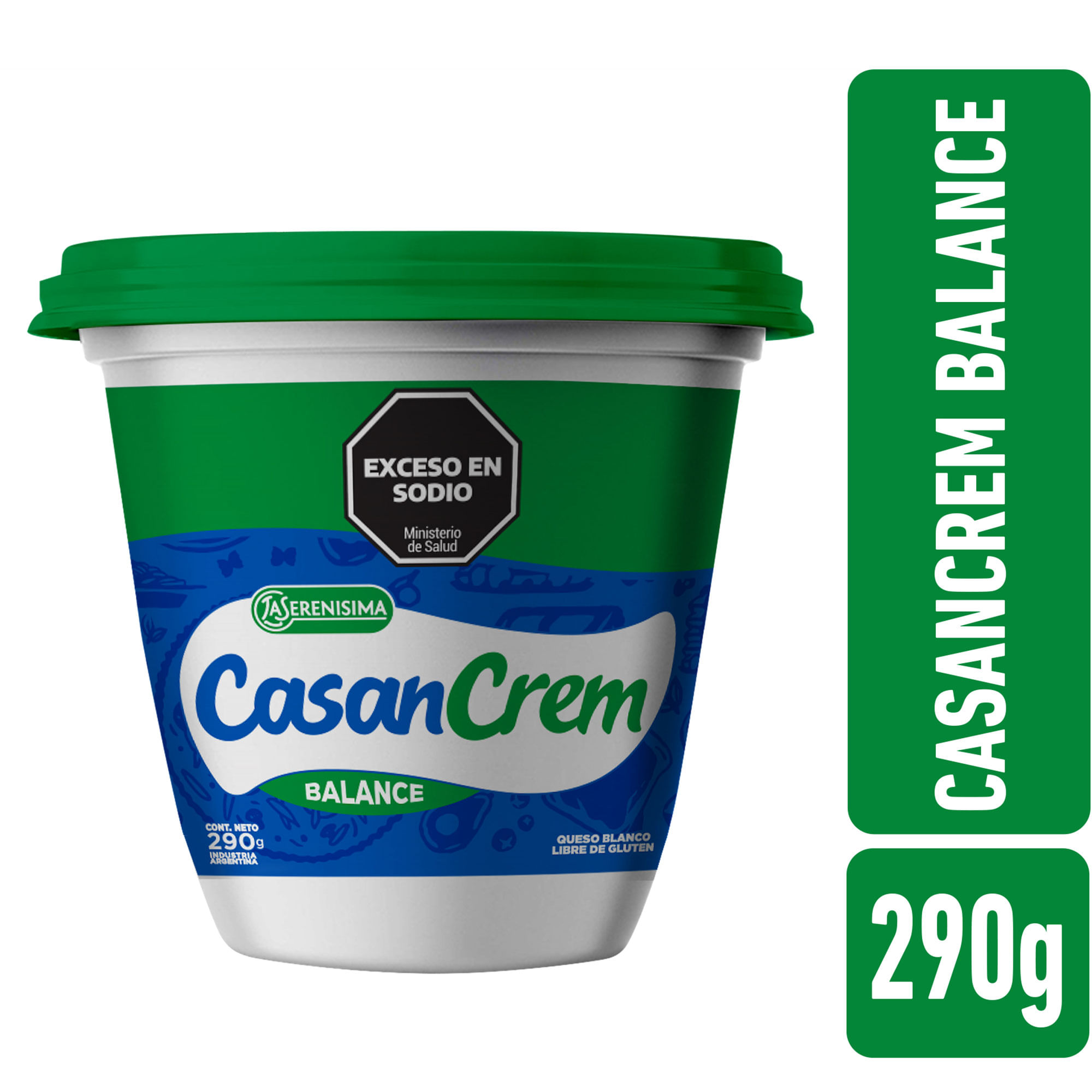 Queso blanco balance Casancrem 290 grs