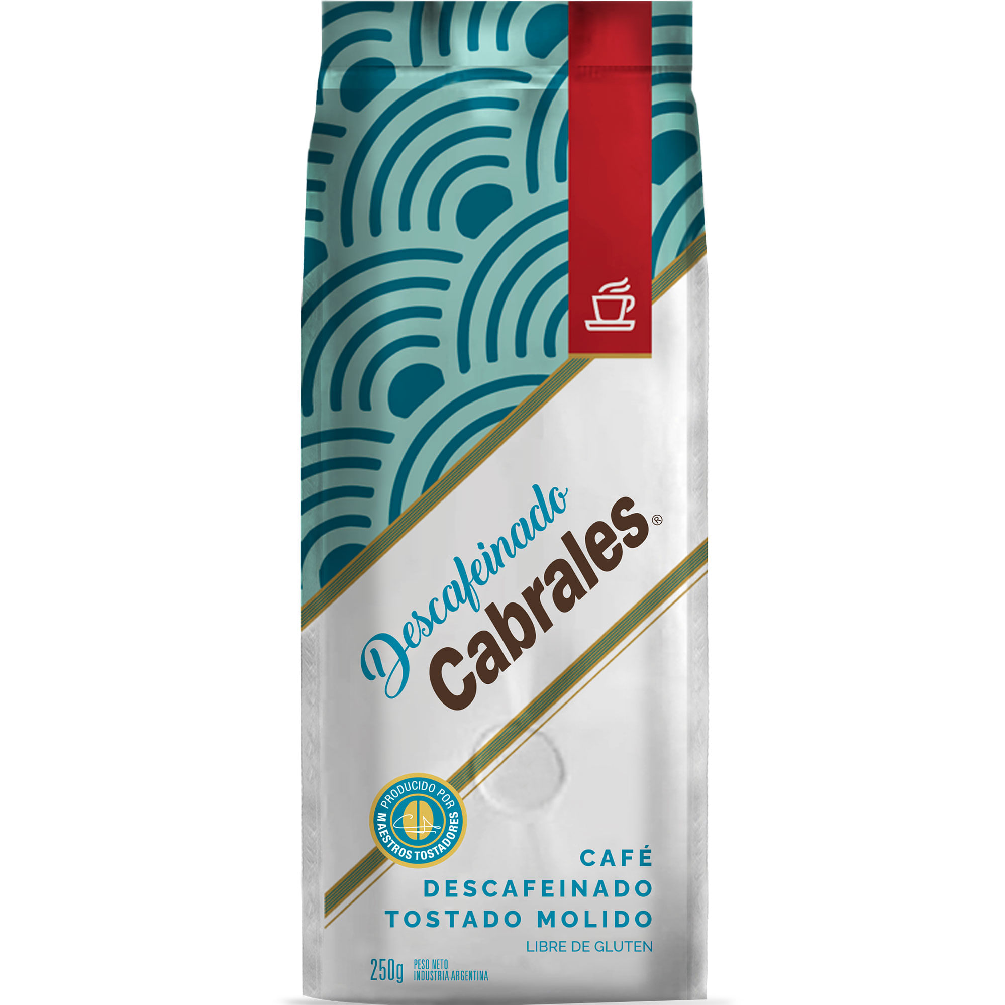 Café tostado molido Cabrales descafeinado 250 grs