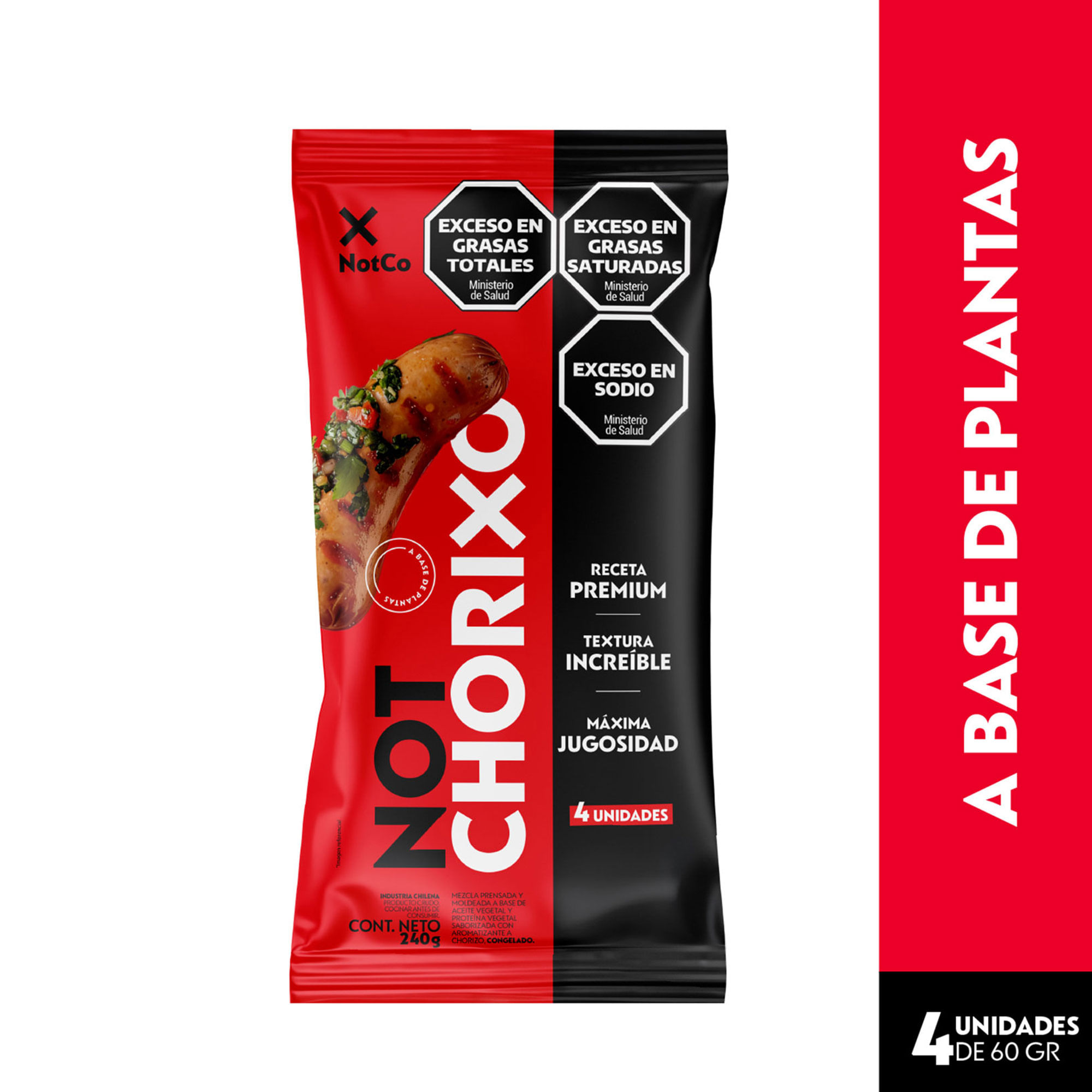 Chorizo a base de planta NotChorixo 240 grs