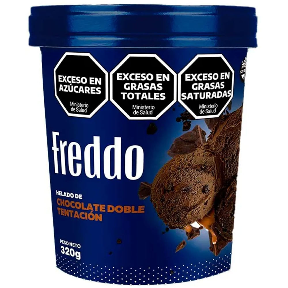 Helado Freddo choco doble tentación pote 320 grs