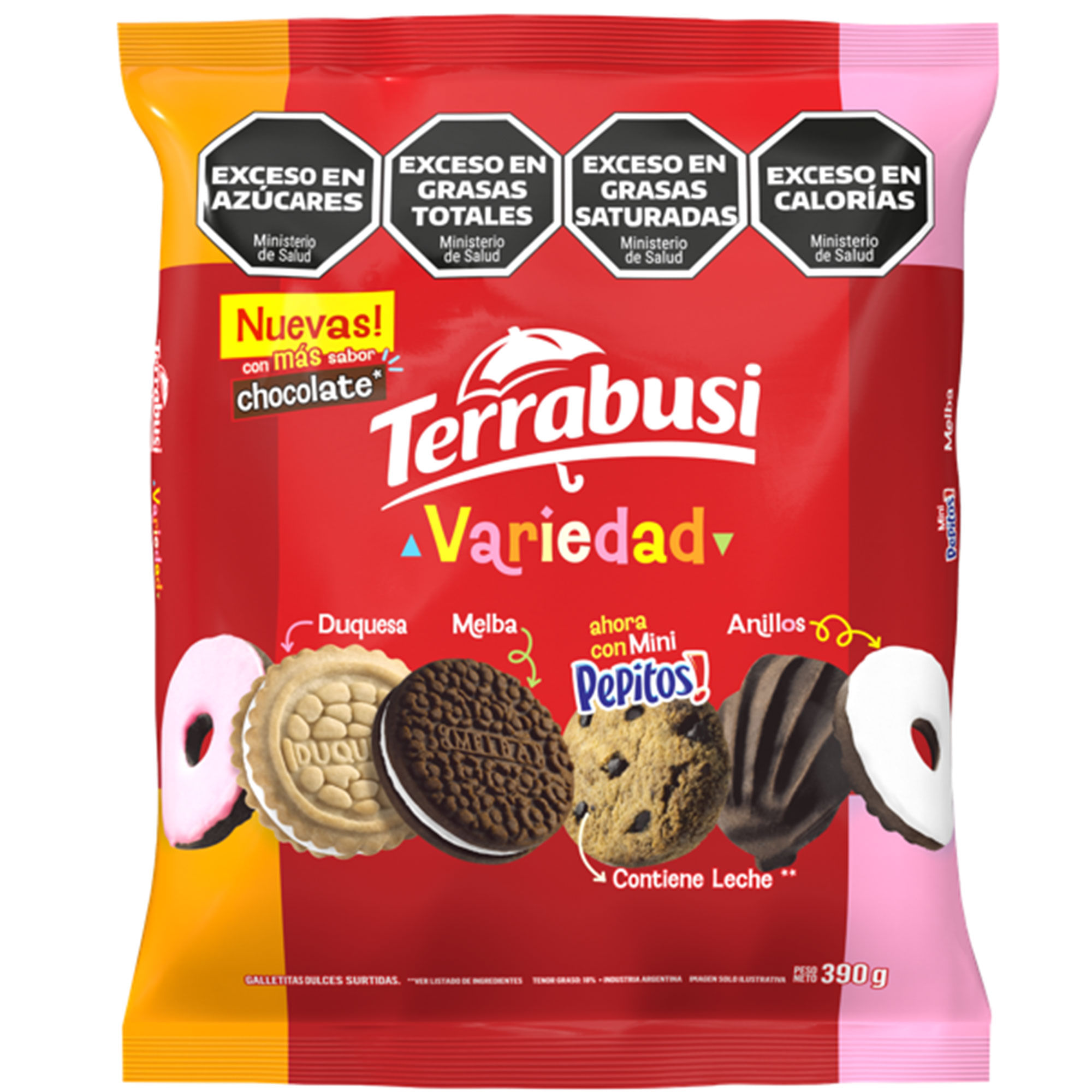 Galletitas surtidas Terrabusi Variedad 390 grs
