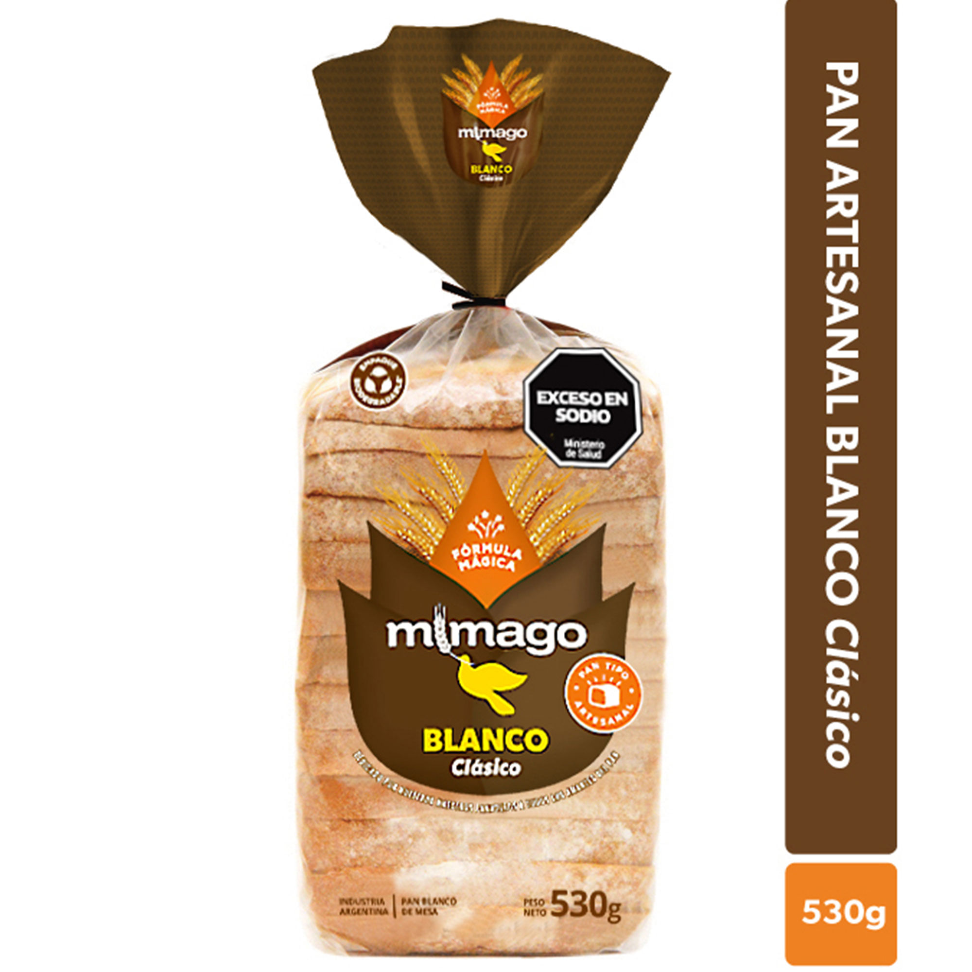Pan blanco estilo artesano Mimago 530 grs