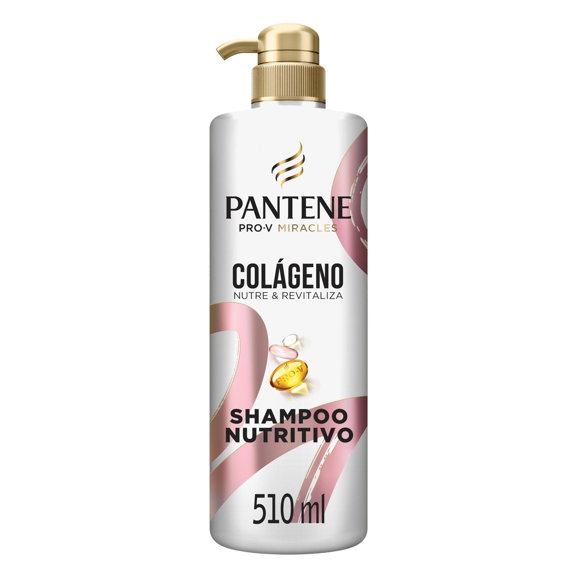 Shampoo Nutritivo Pantene Pro-V Miracles Colágeno Nutre & Revitaliza 510 ml