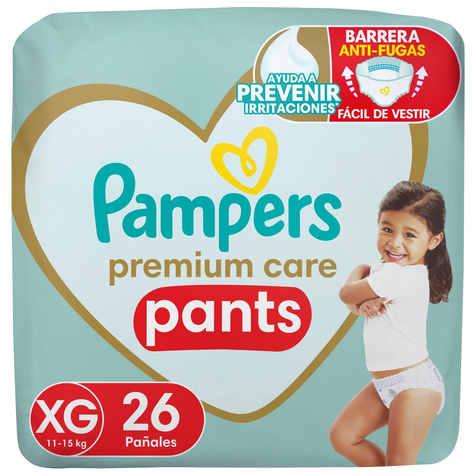 Pañales Pampers Premium Care Pants Talla XG 26 uni