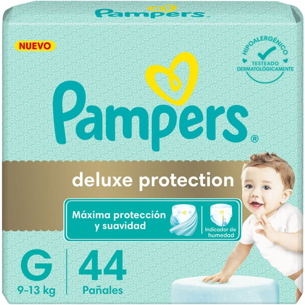 Pañales Pampers deluxe protection talle G 44 uni
