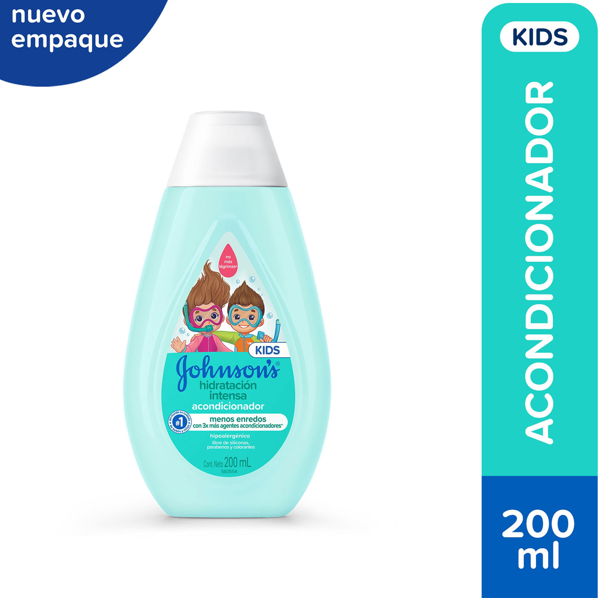 Acondicionador para niños Johnson's hidratación intensa 200 ml