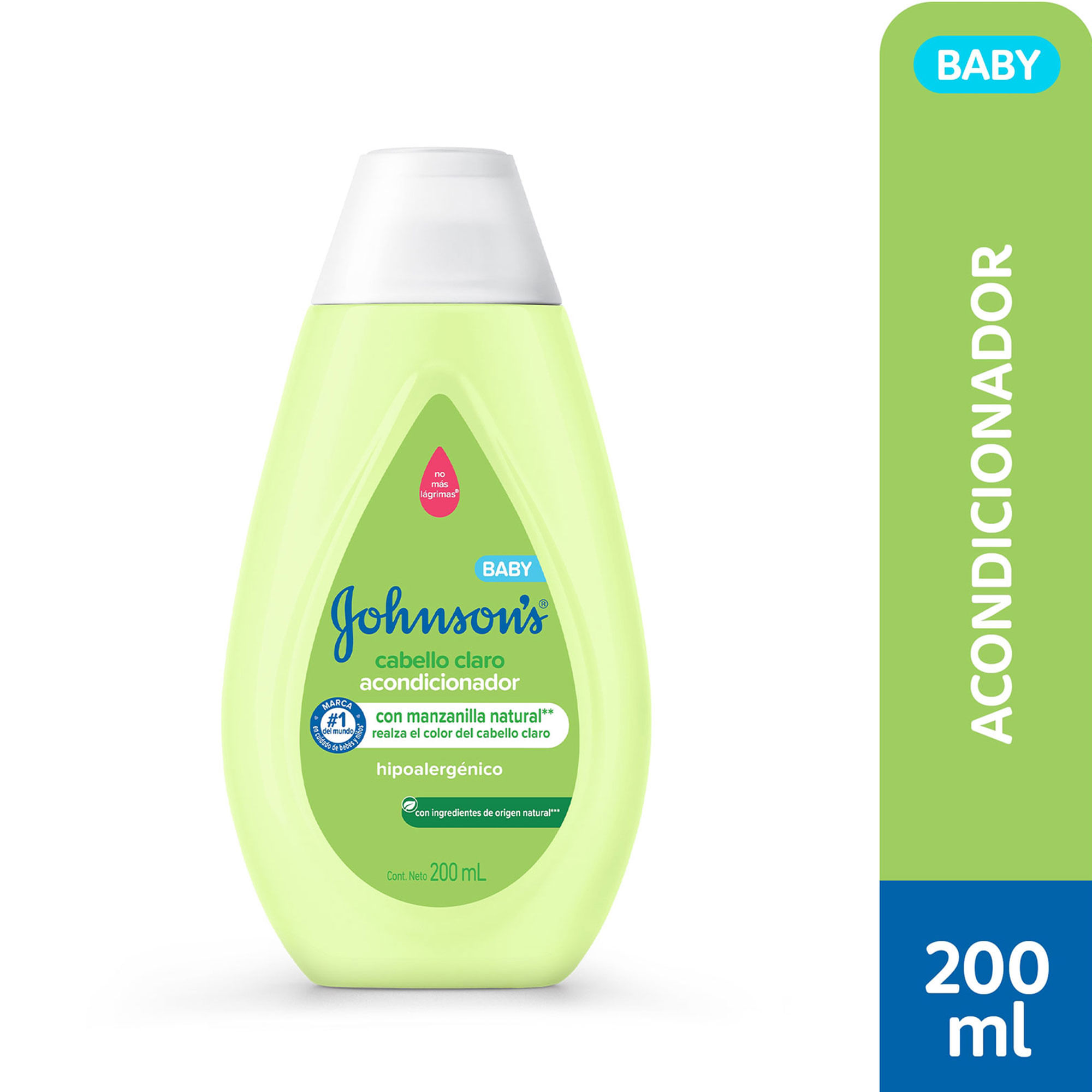 Acondicionador para bebé Johnson's cabello claro 200 ml