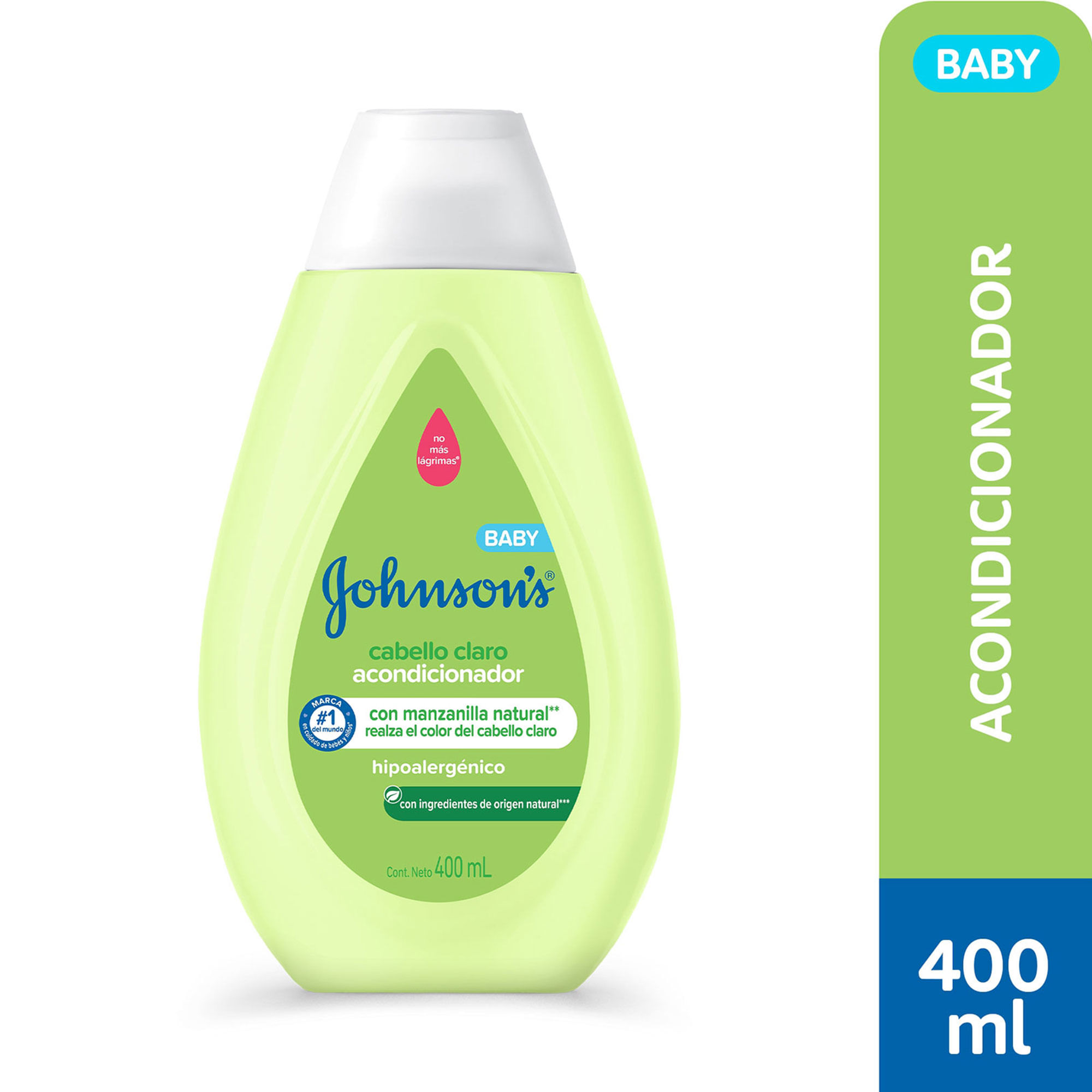 Acondicionador para bebé Johnson's cabellos claros 400 ml
