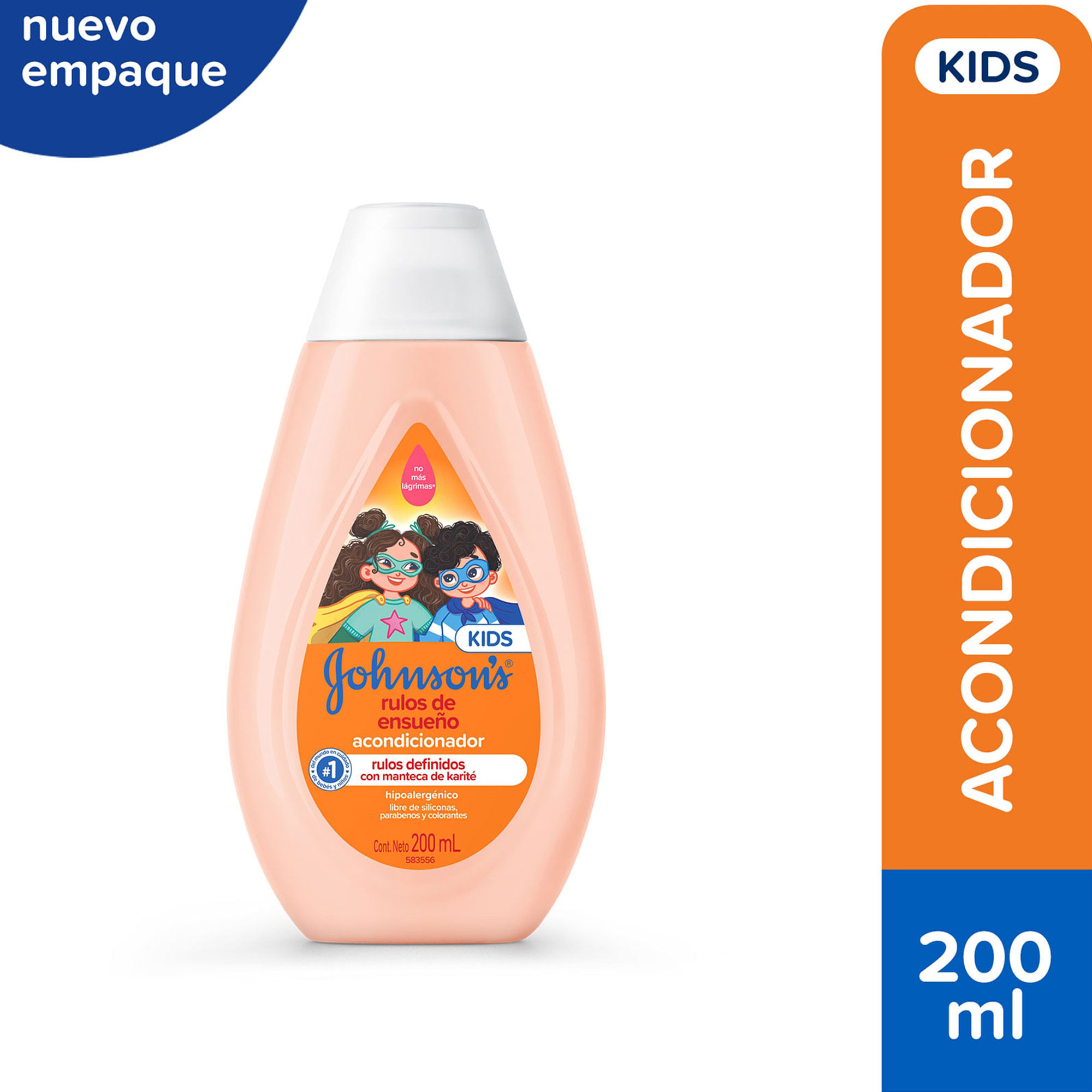 Acondicionador para niños Johnson's rulos de ensueño 200 ml