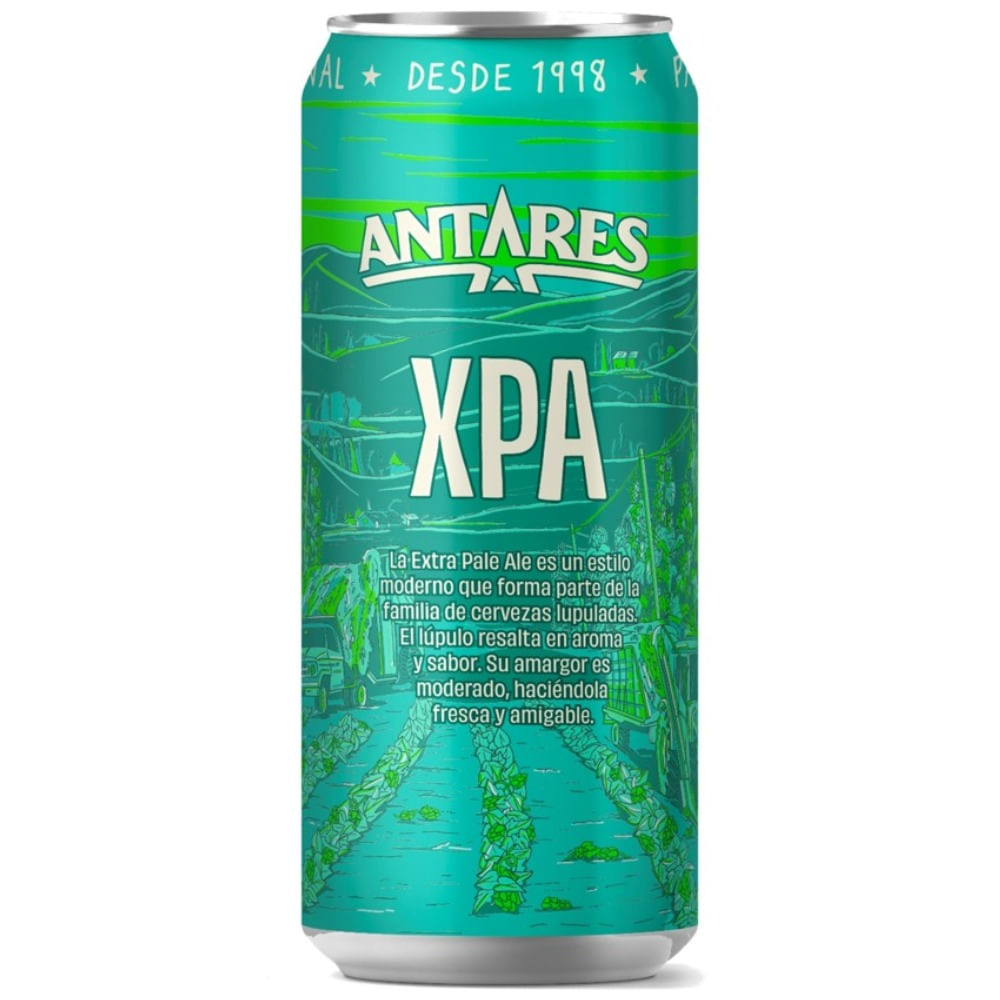 Cerveza artesanal Ipa Antares XPA 473 ml