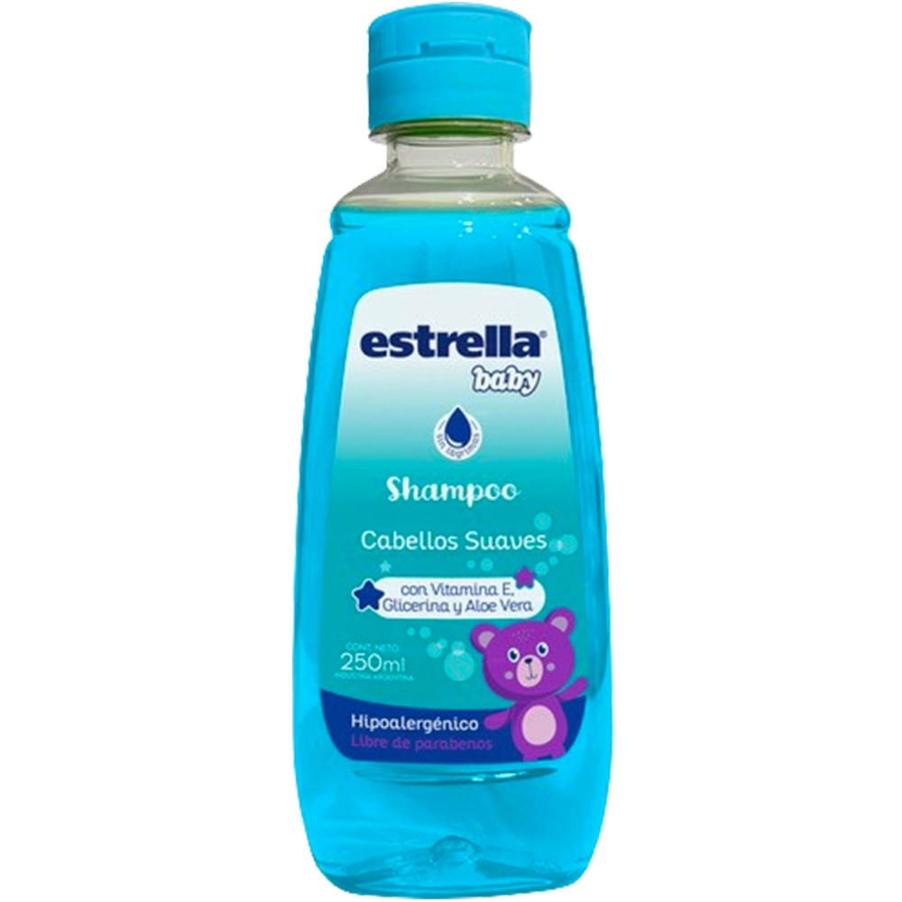 Shampoo cabellos suaves Estrella Baby 250 ml