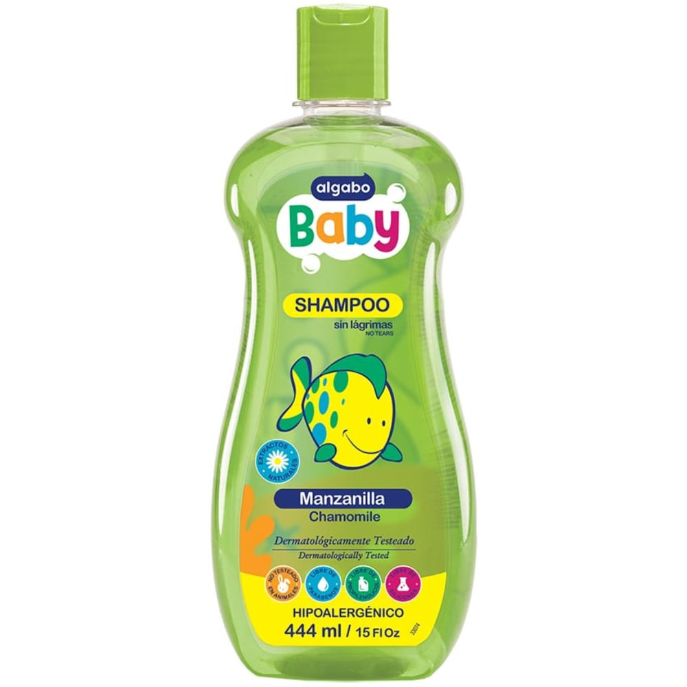 Shampoo Algabo Baby manzanilla 444 cc.