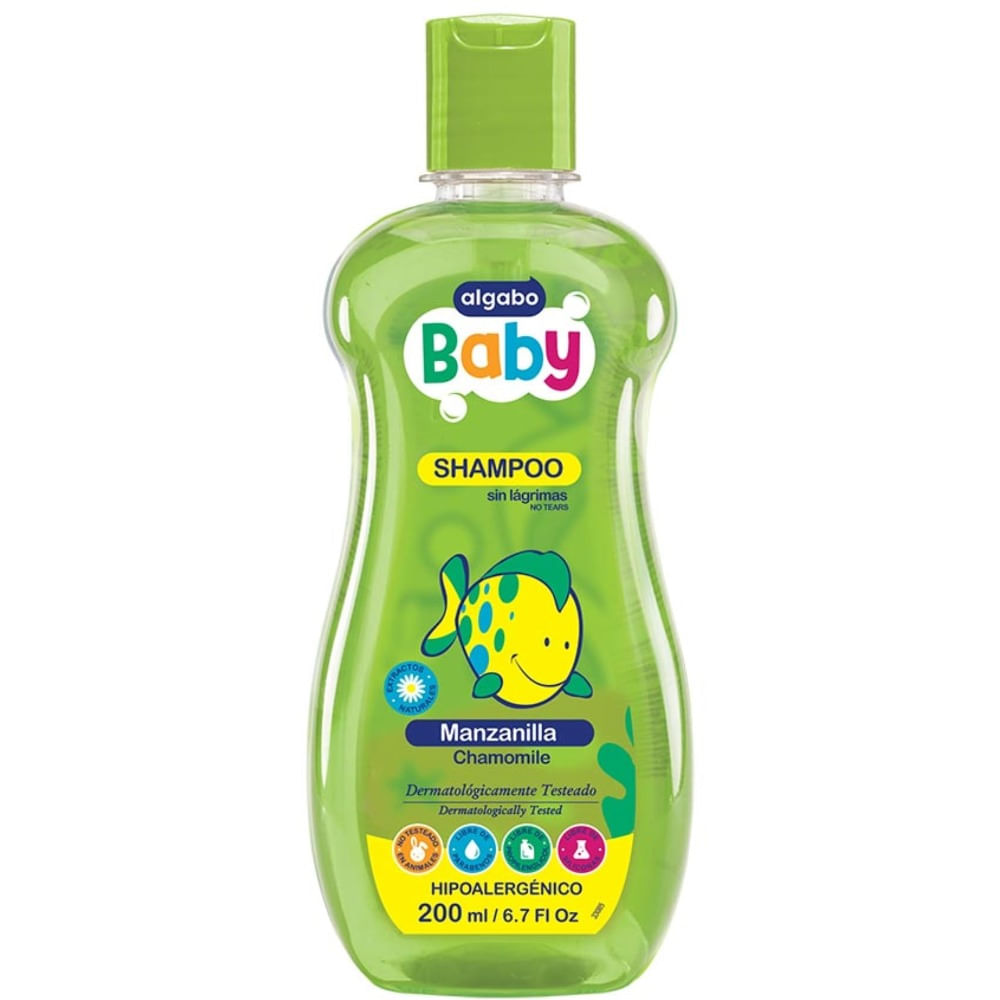 Shampoo Algabo manzanilla baby 200 cc.
