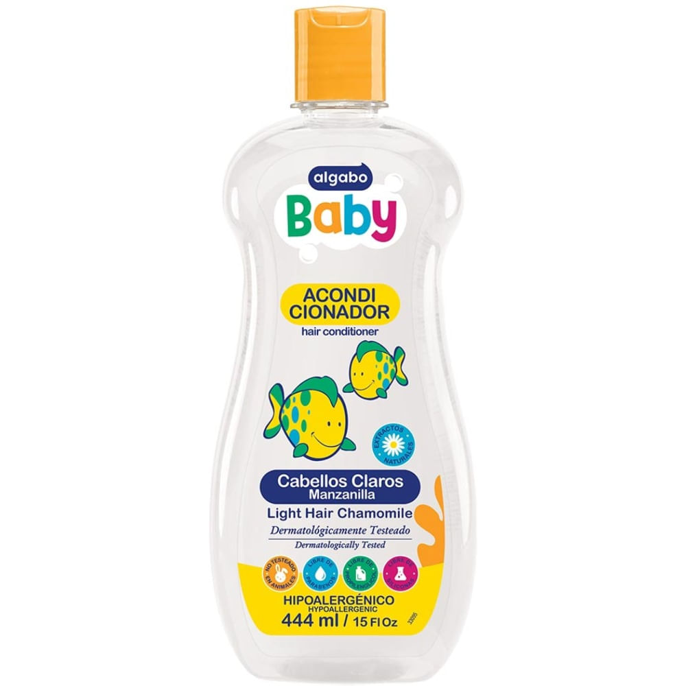 Acondicionador Algabo baby para cabellos claros 444 cc.