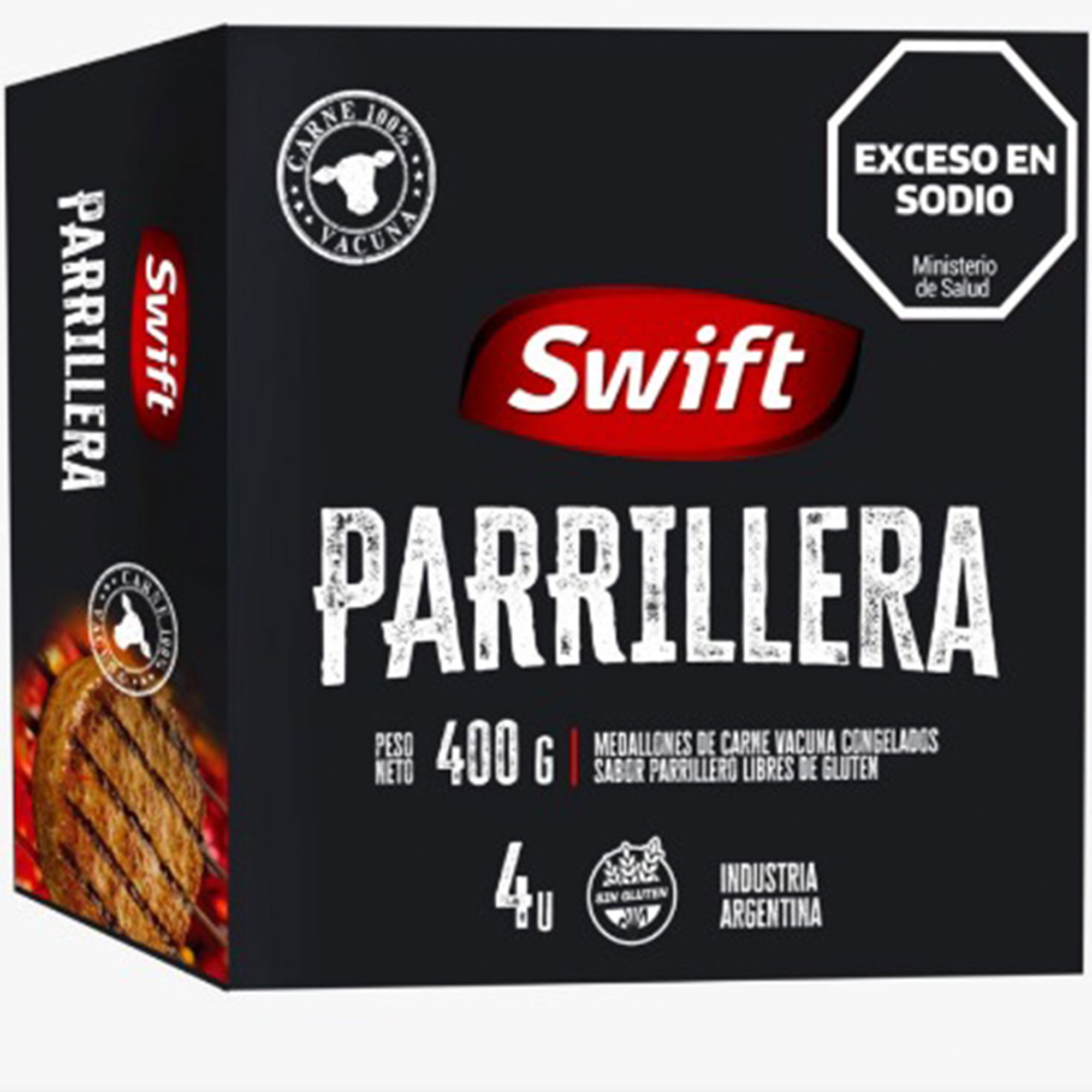 Medallones de carne parrillera Swift 4 uni