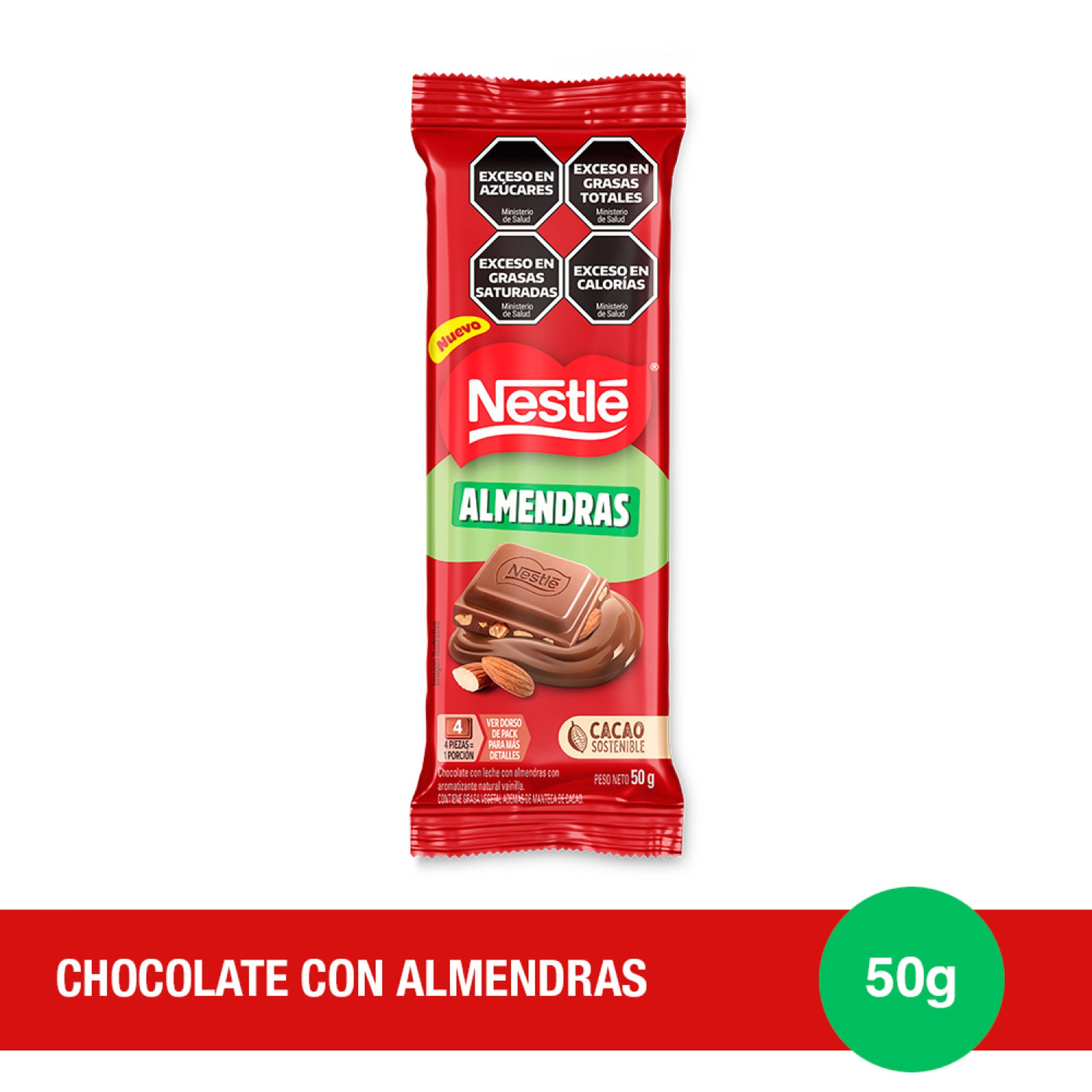 Nestlé Chocolate con Almendras 50 grs
