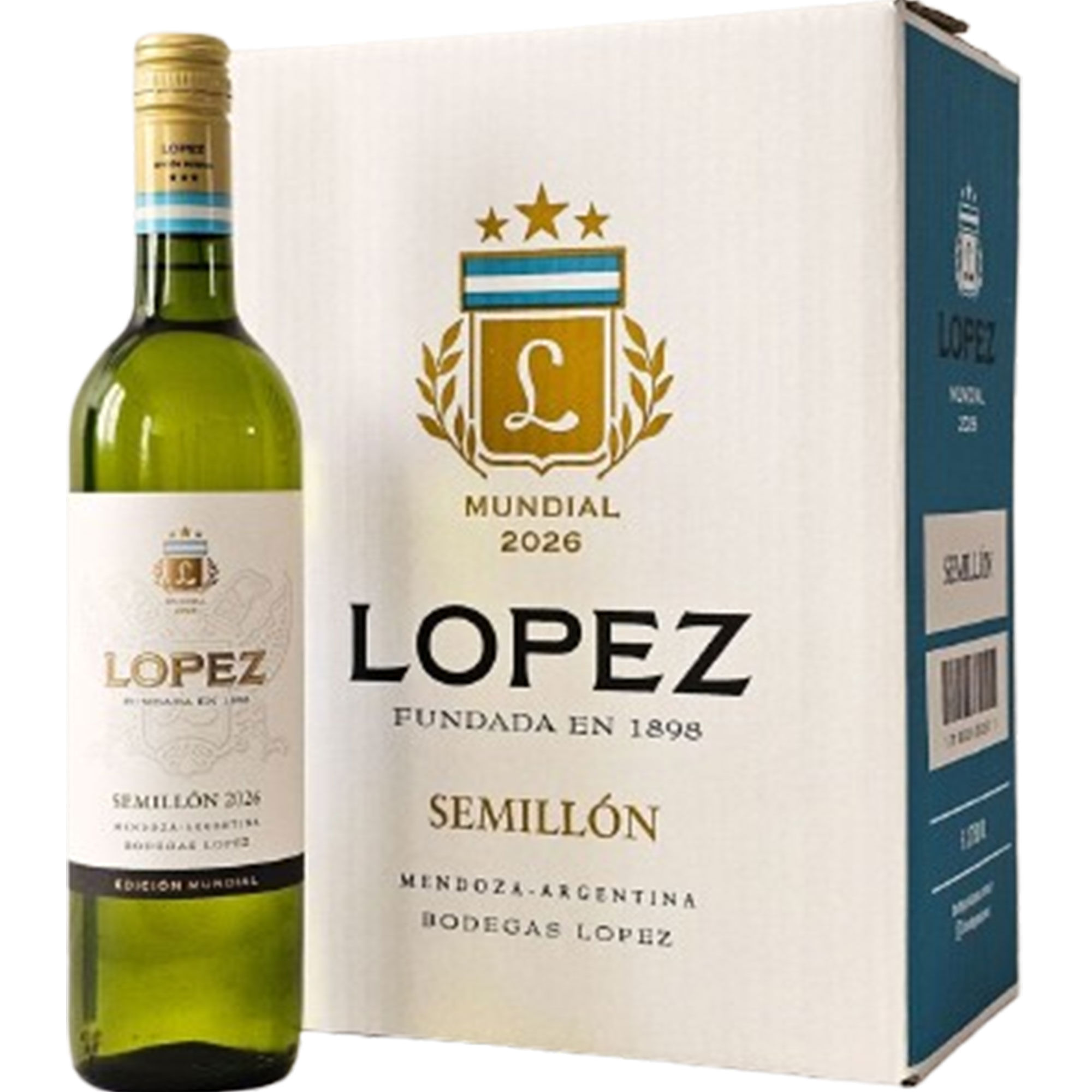 Vino fino blanco Lopez selección 750 ml