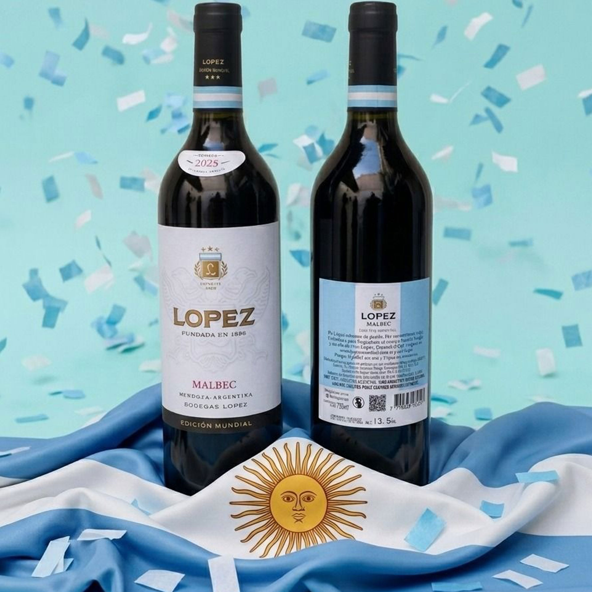 Vino tinto Malbec López 750 ml
