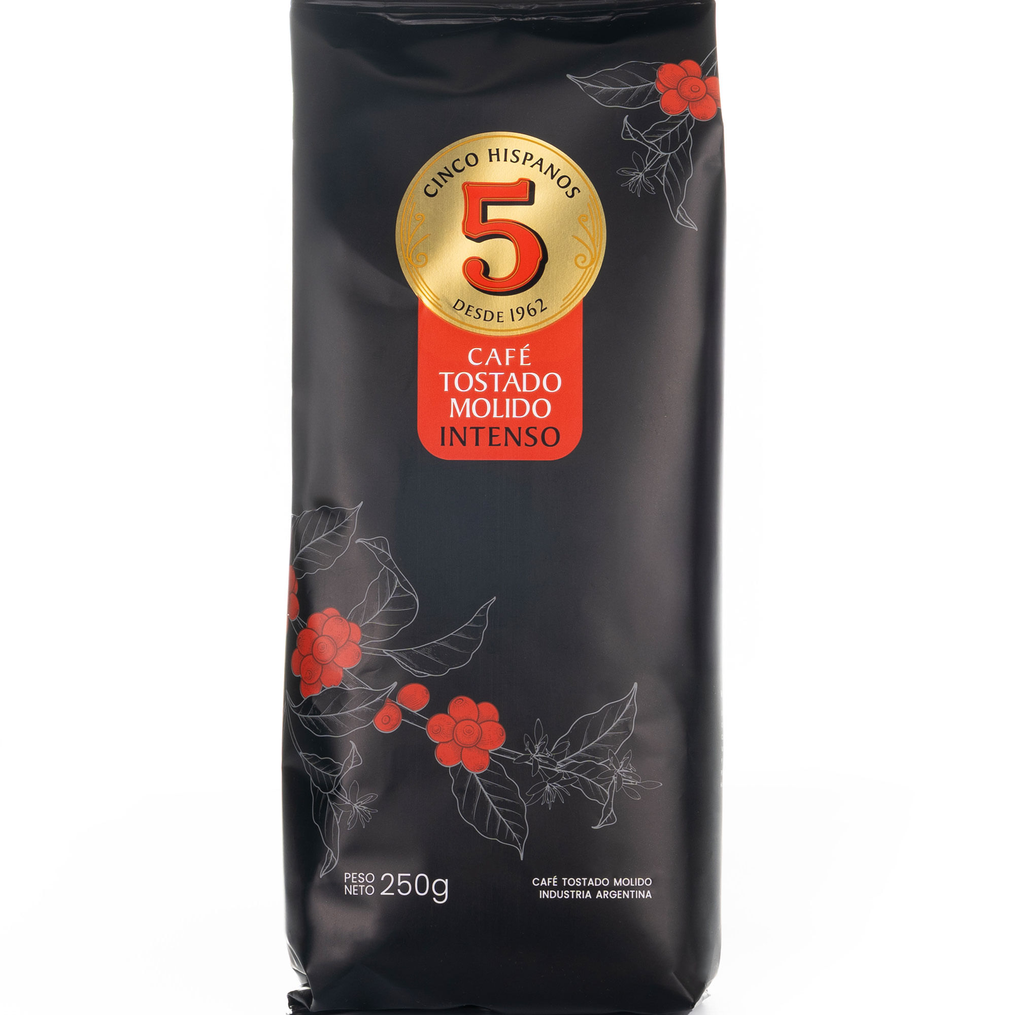 Café tostado molido inteso 5 Hispanos 250 grs