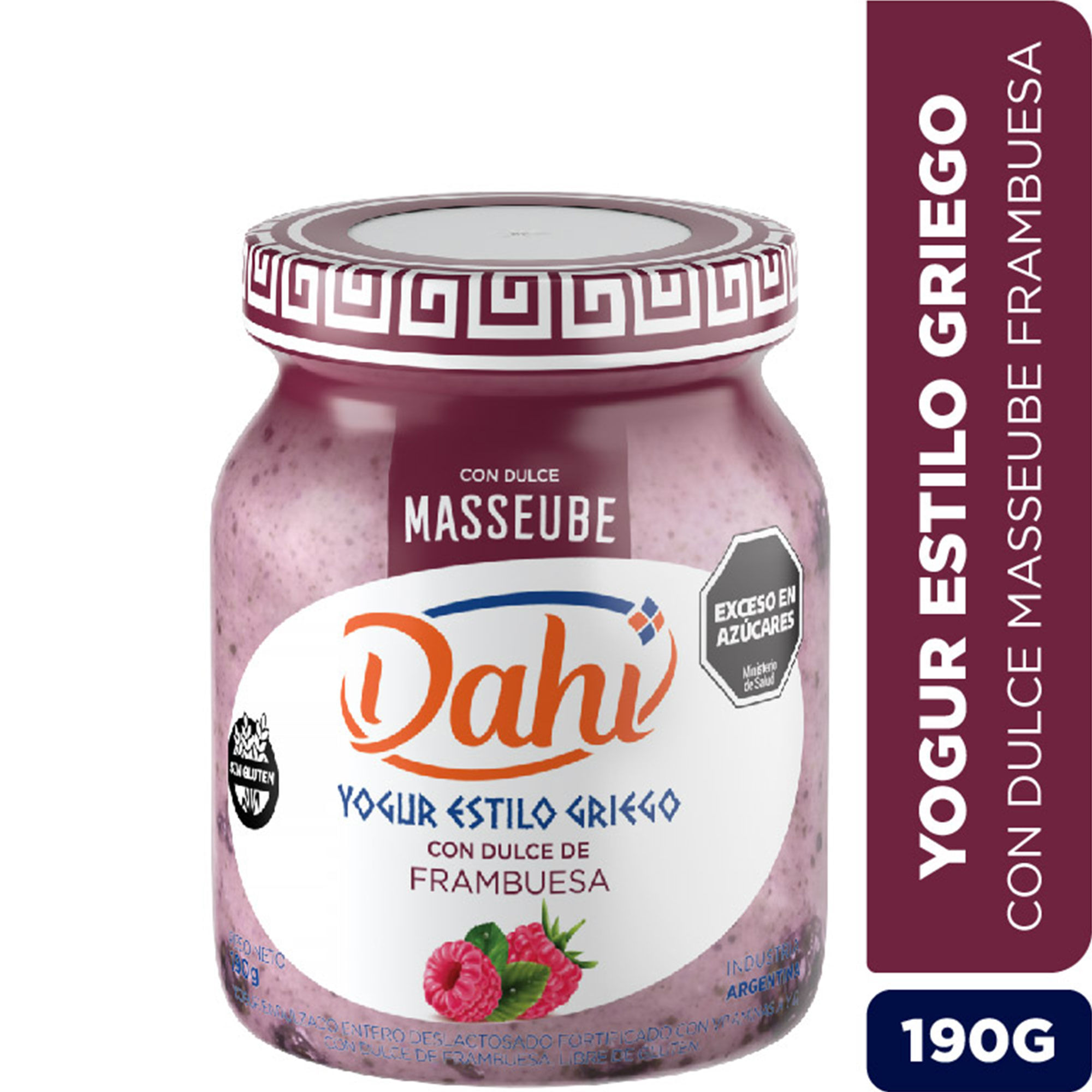 Yogur griego Dahi con dulce de frambuesa 190 grs