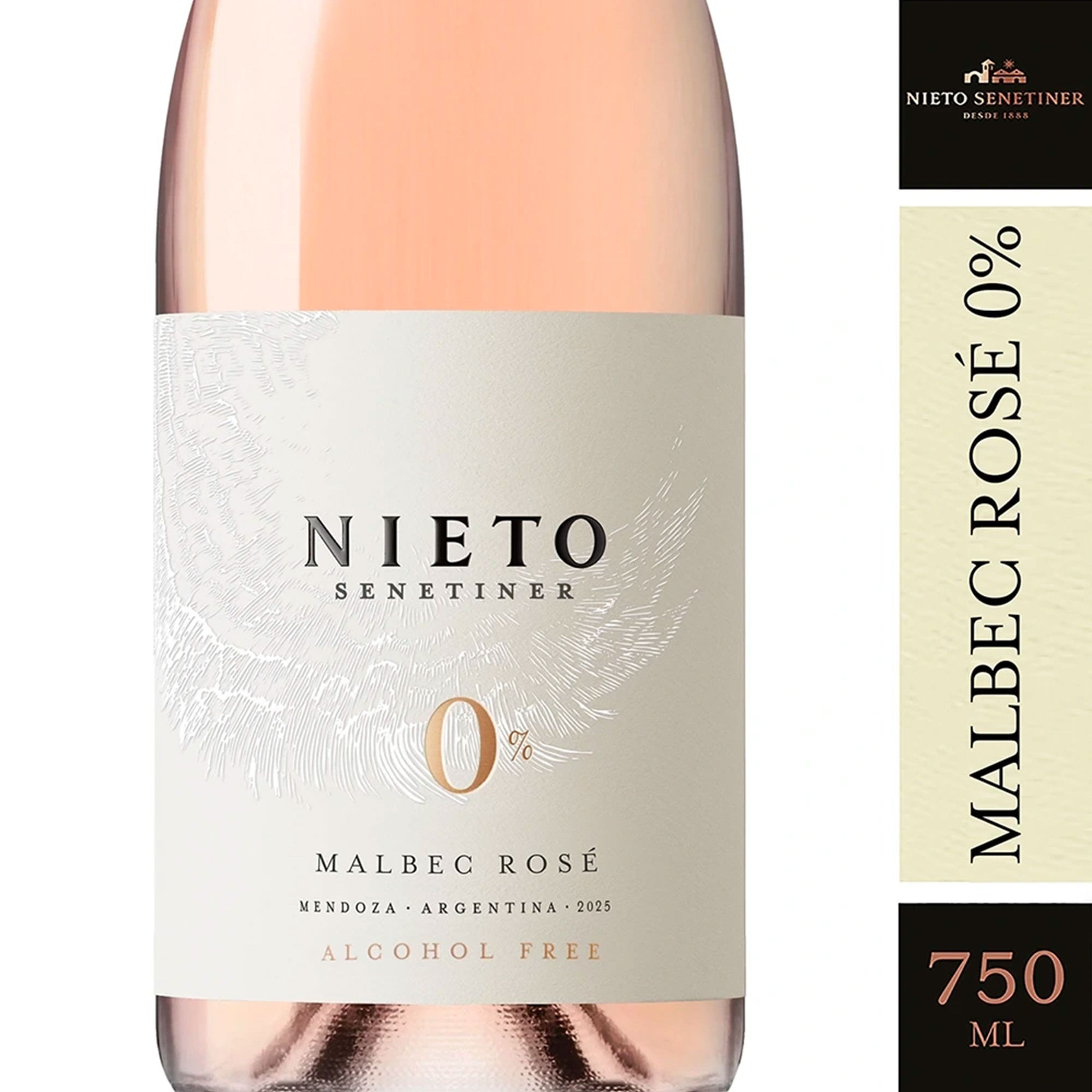 Vino rose sin alcohol Nieto Senetiner 750 ml