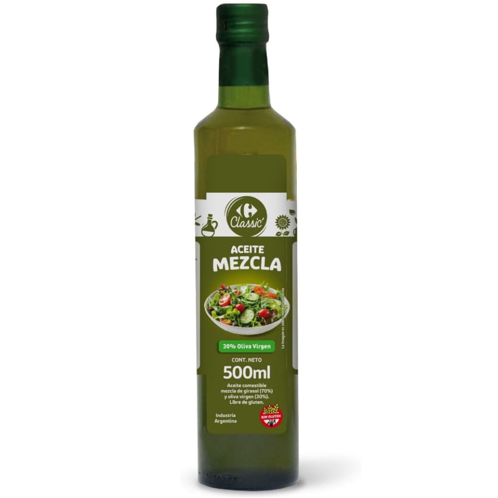 Aceite mezcla Carrefour Classic 500 ml