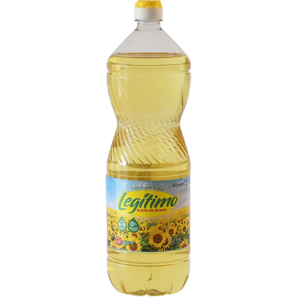 Aceite de girasol Legitimo 1.5 lt.