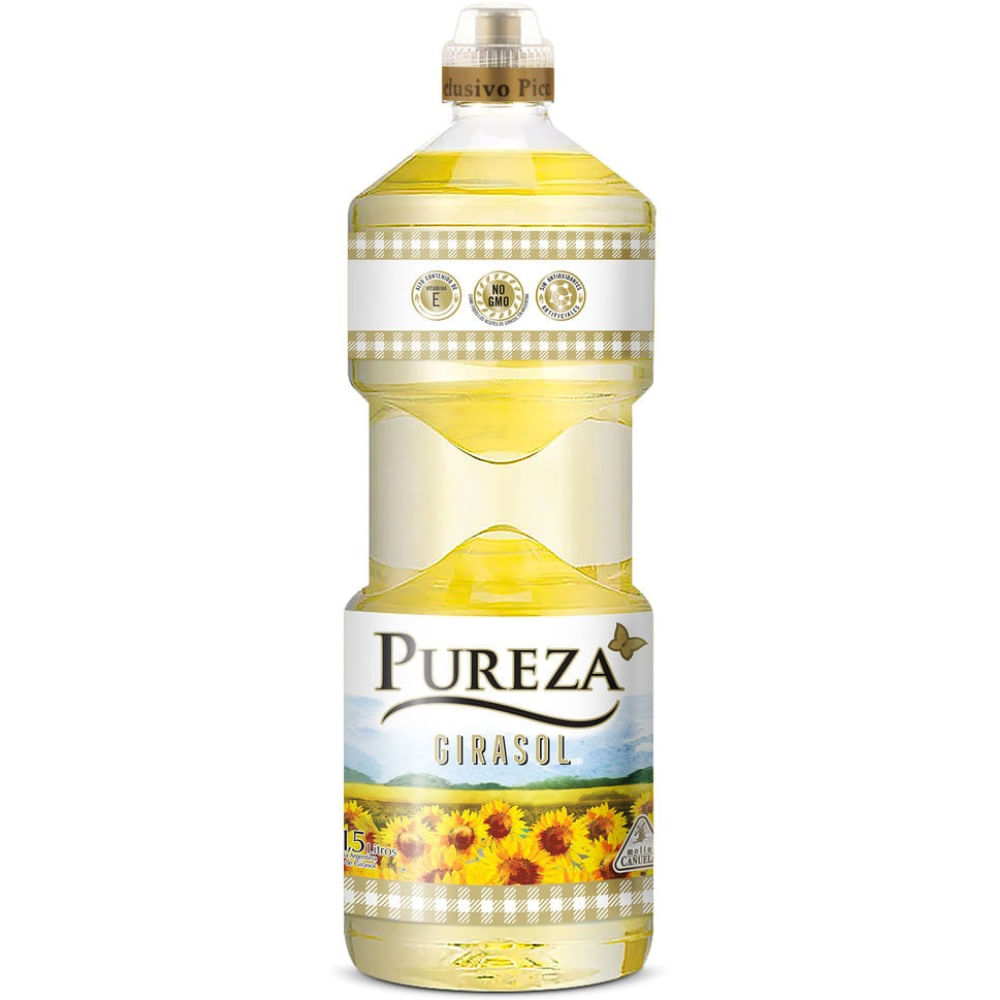 Aceite de girasol Pureza 1500 cc.