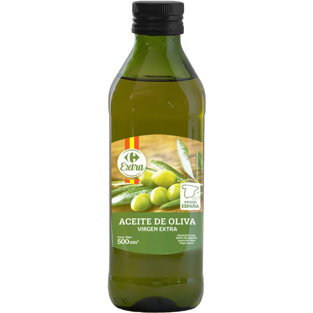 Aceite de oliva extra virgen Carrefour Extra en botella 500 ml
