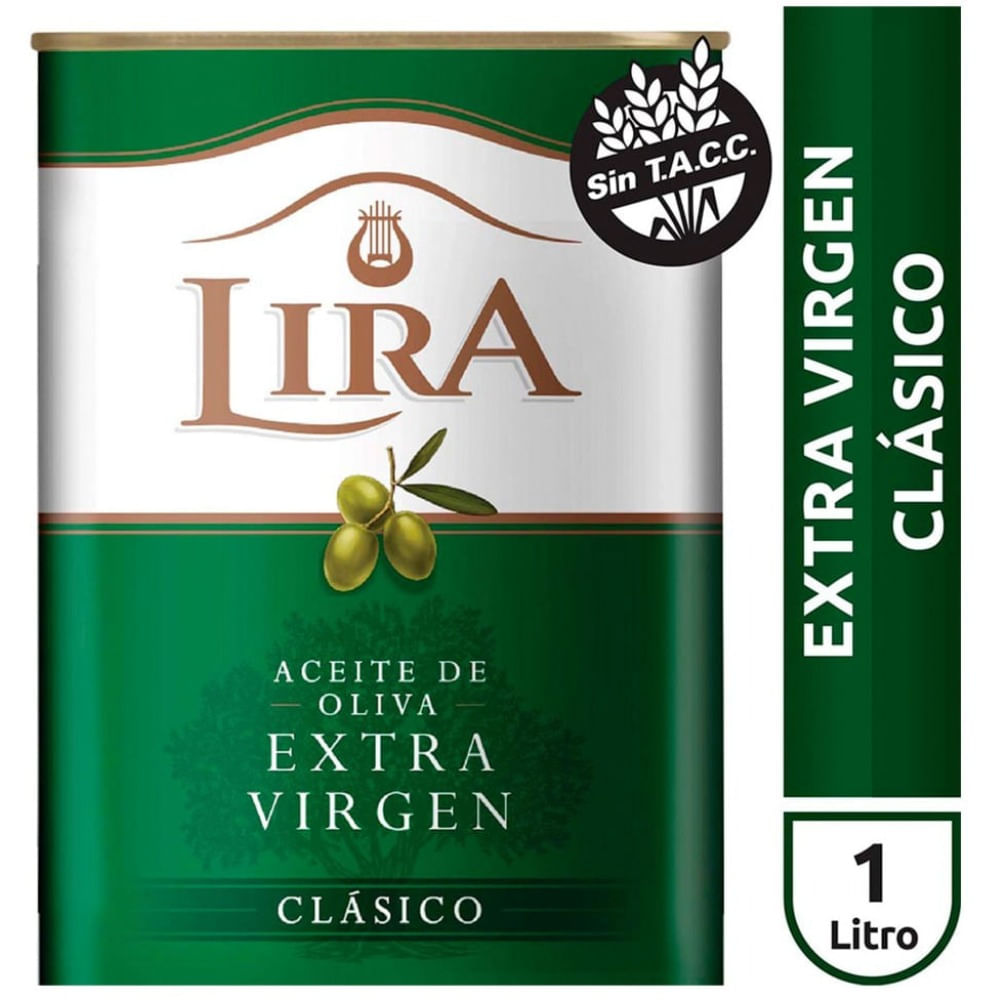 Aceite de oliva Lira en lata 1 lt.