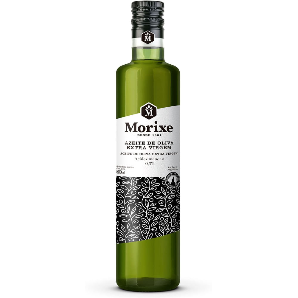 Aceite de oliva extra virgen Morixe vidrio 500 cc.