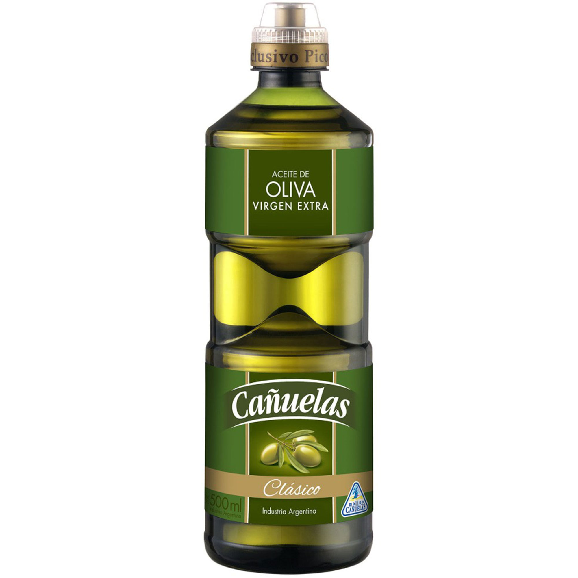 Aceite de oliva Cañuelas extra virgen clásico pet 500 cc.