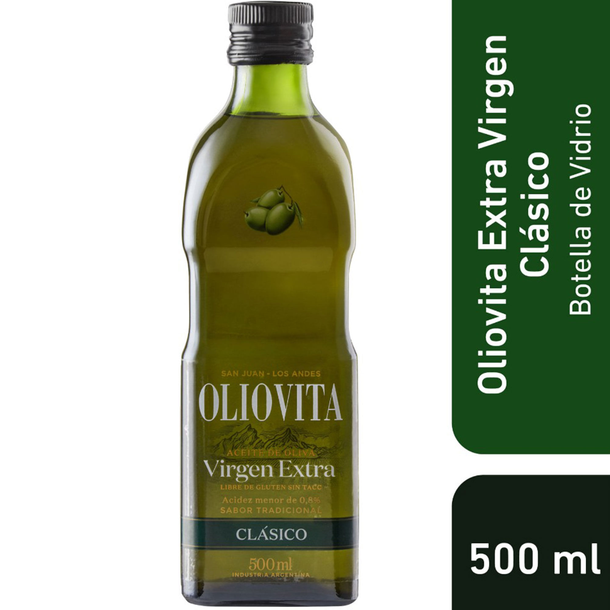 Aceite de oliva Oliovita clásico extra virgen 500 cc.