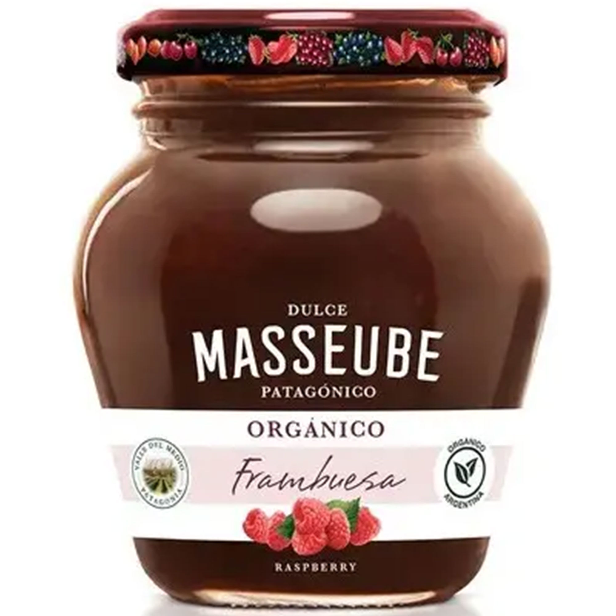 Mermelada de frambuesa Masseube en frasco 350 grs