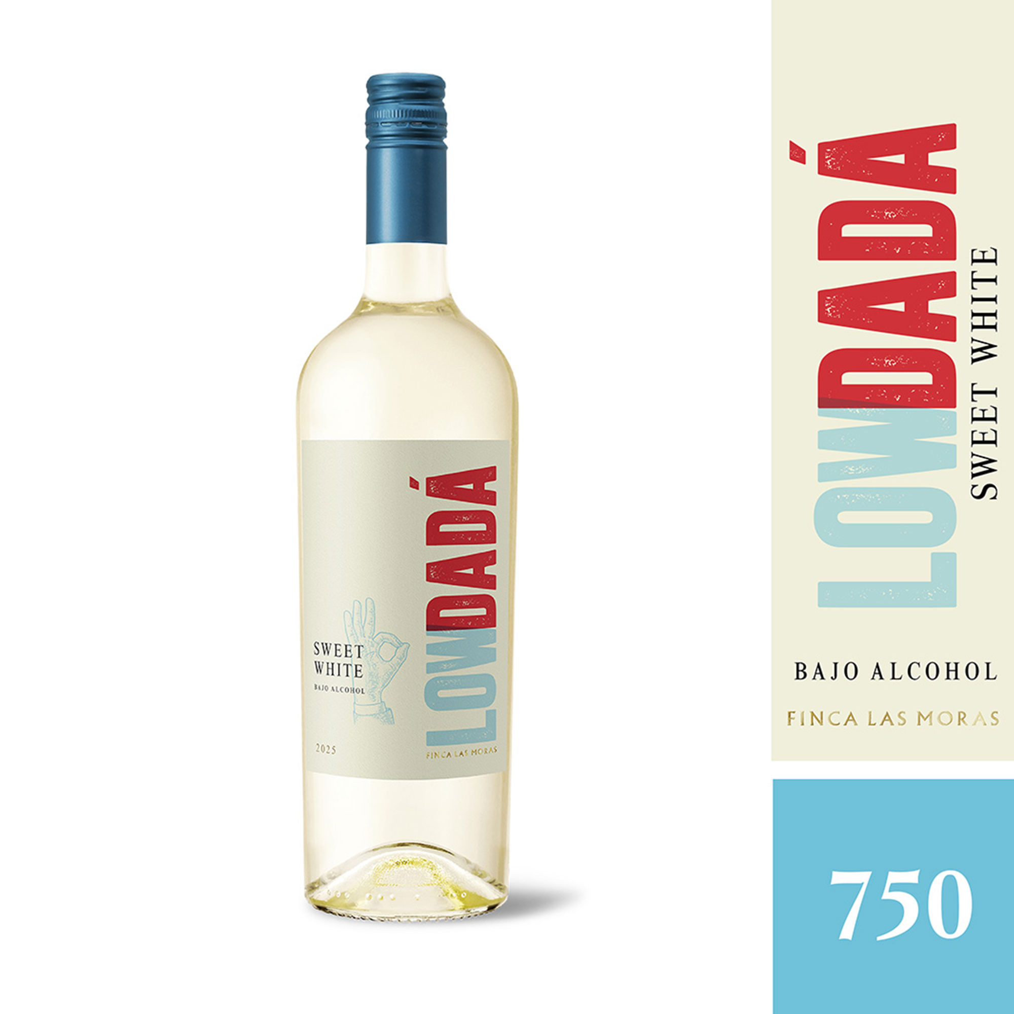Vino blanco Dadá Sweet White bajo alcohol 750 ml