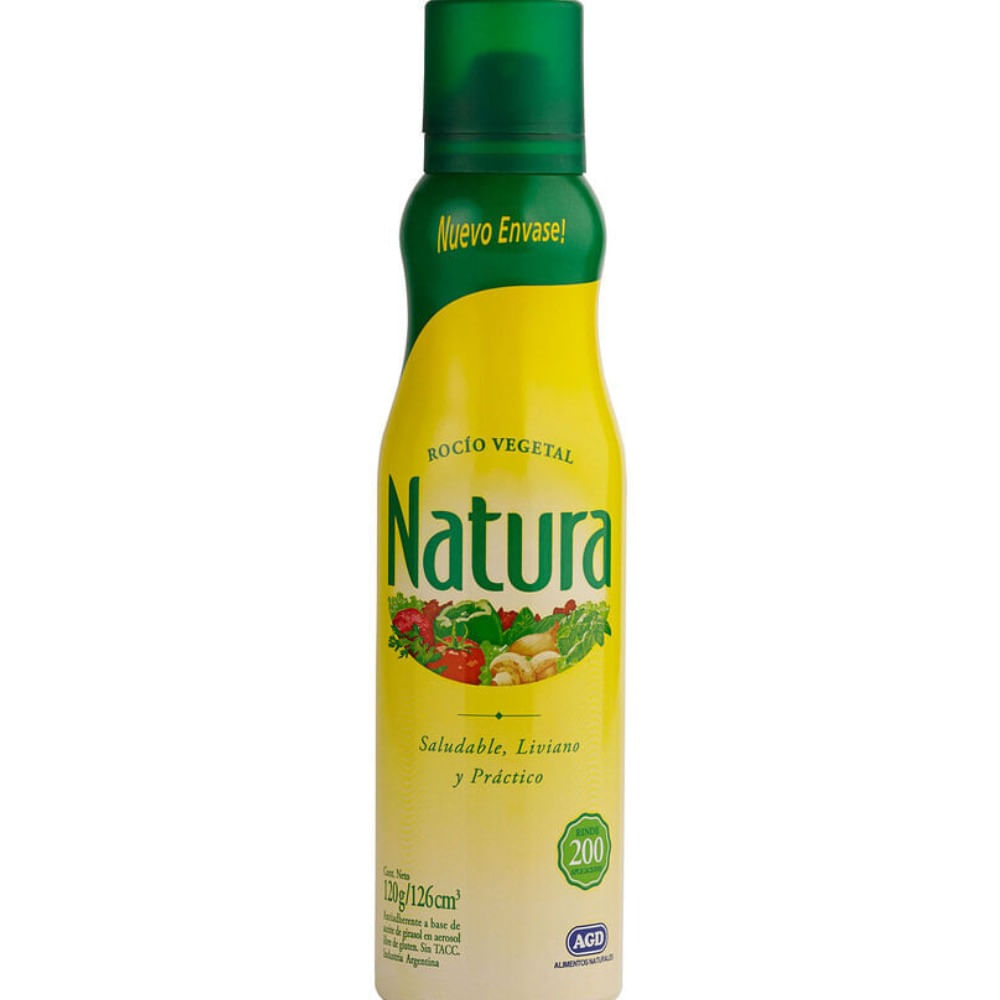 Aceite en aerosol Natura 120 cc.