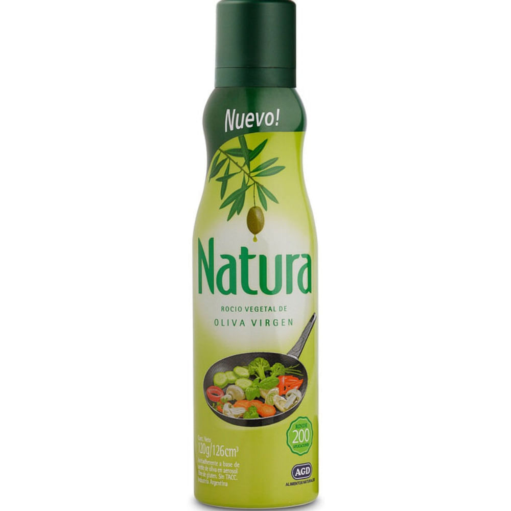 Aceite de oliva Natura rocío vegetal 120 cc.