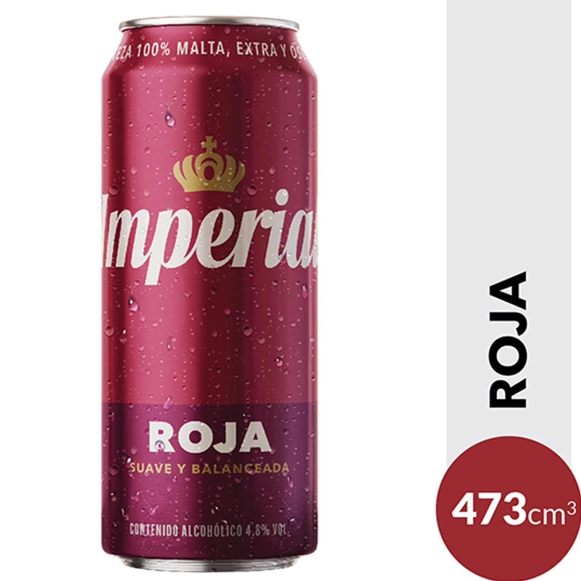 Cerveza roja Imperial 473 ml