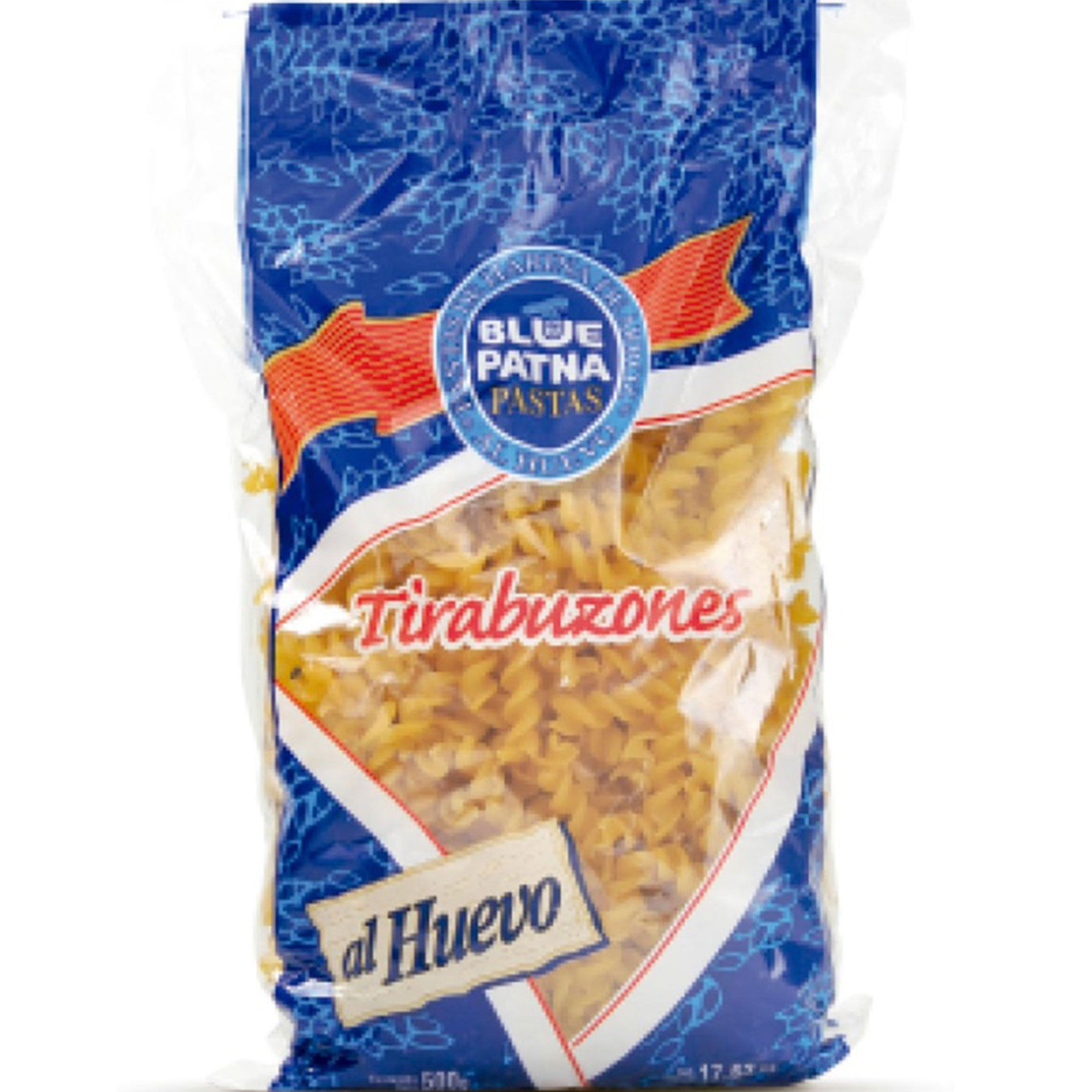 Fideos sin TACC tirabuzón Blue Patna 500 g.