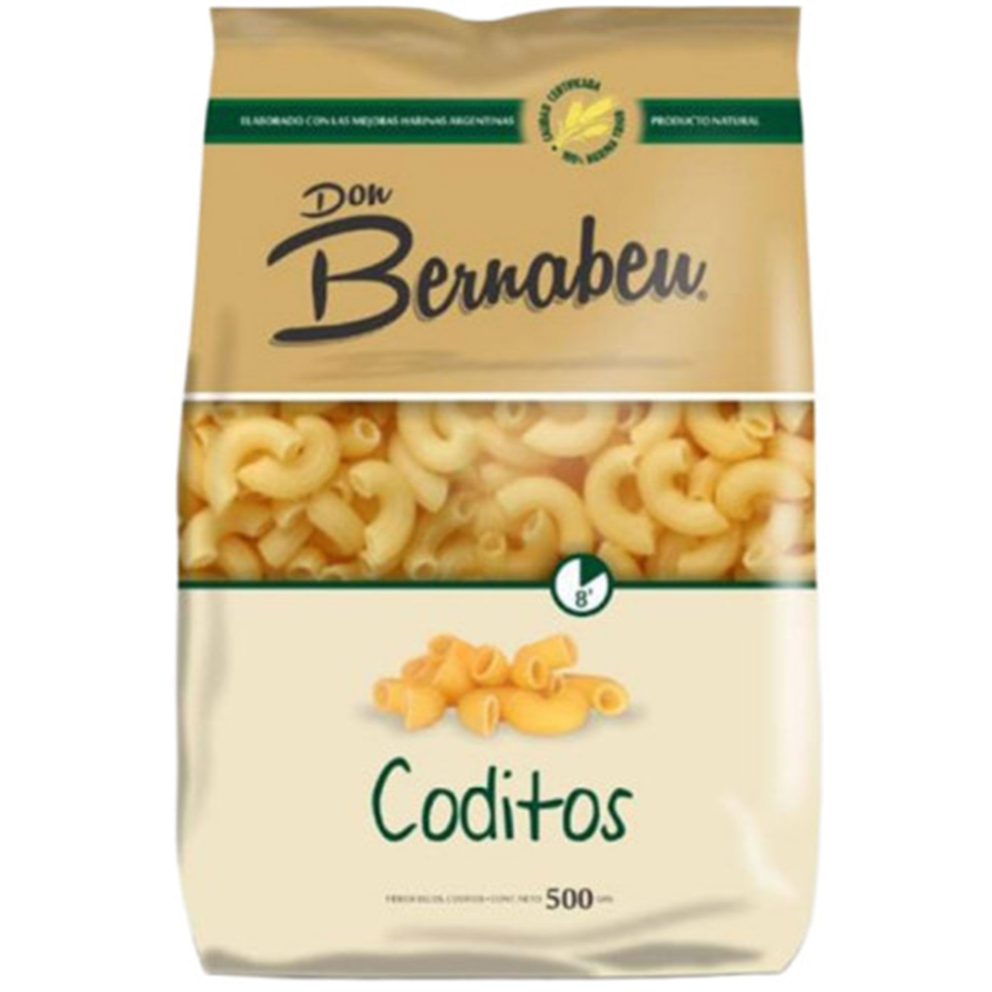 Fideos codito Don Bernabeu 500 g.