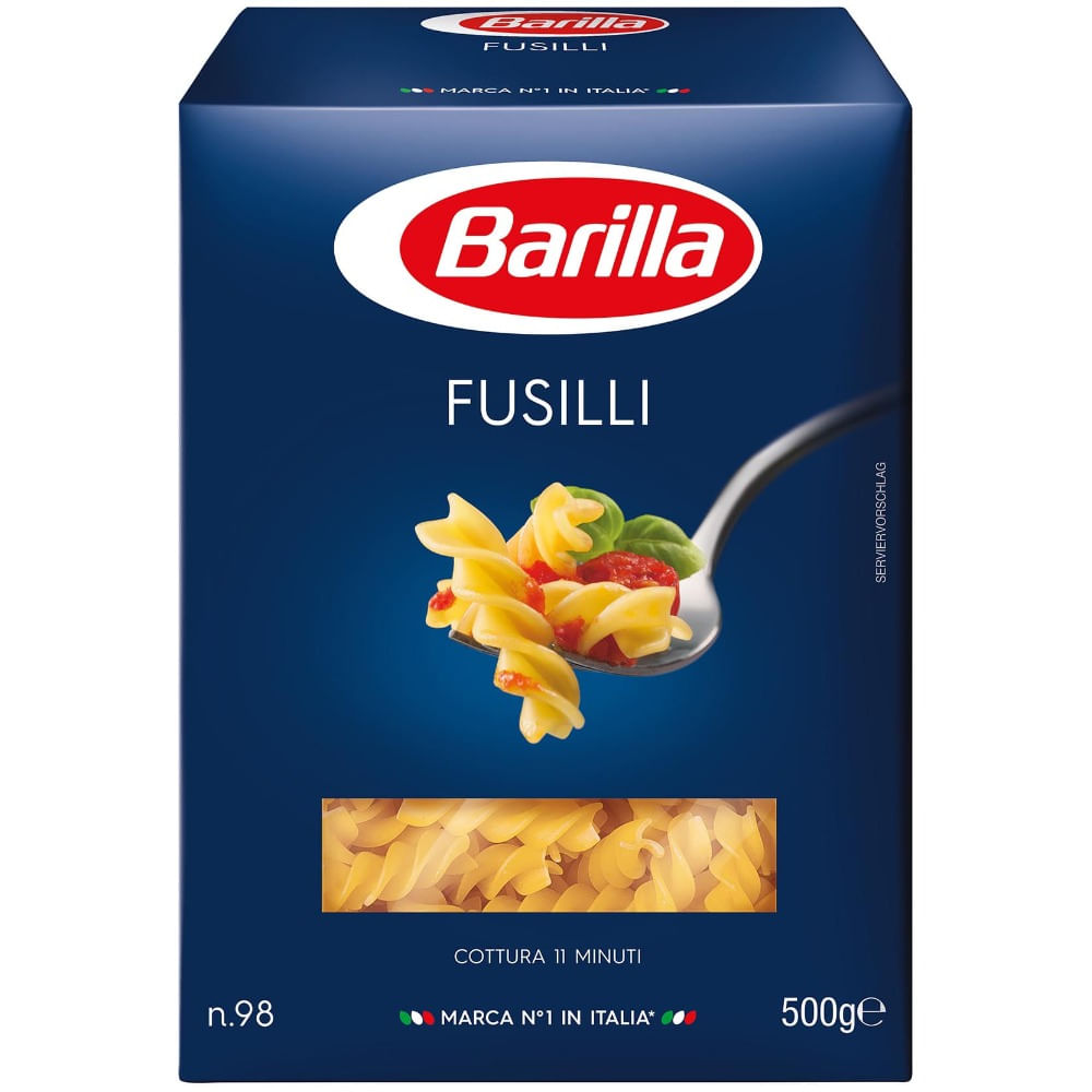 Fideos fusili Barilla 500 g.
