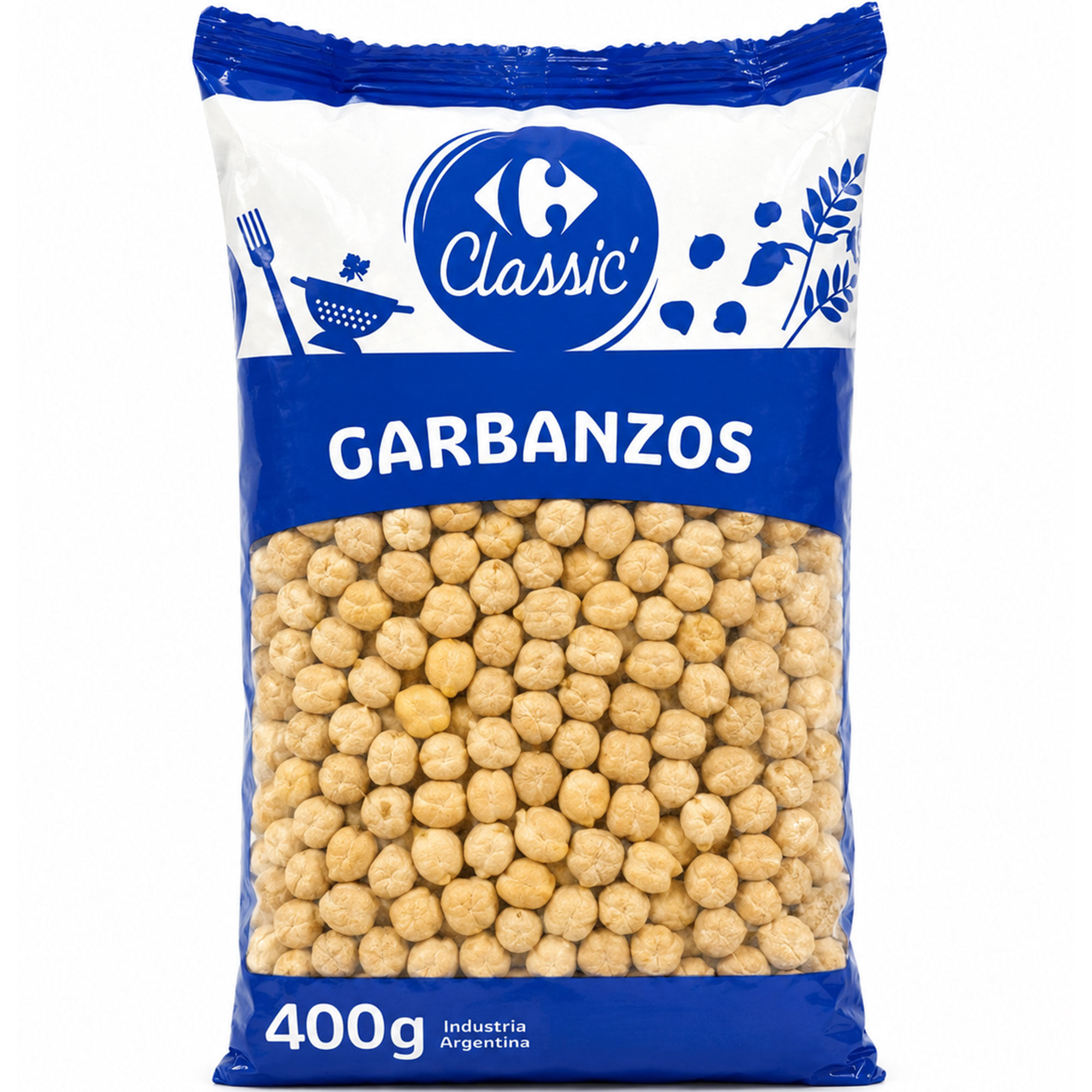 Garbanzos secos Carrefour Classic en bolsa 400 grs